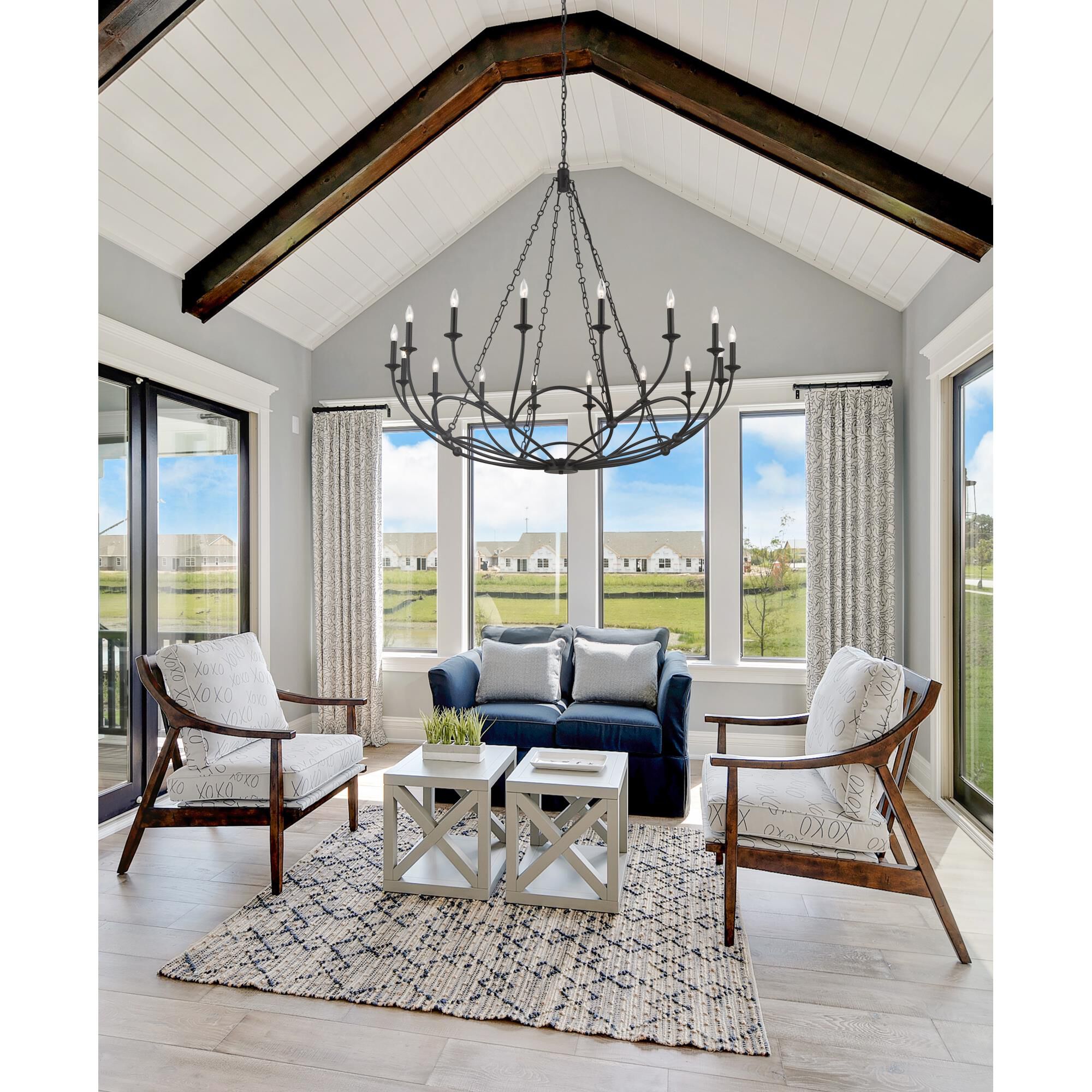 Arabella 55 Inch 16 Light Chandelier by Z-Lite