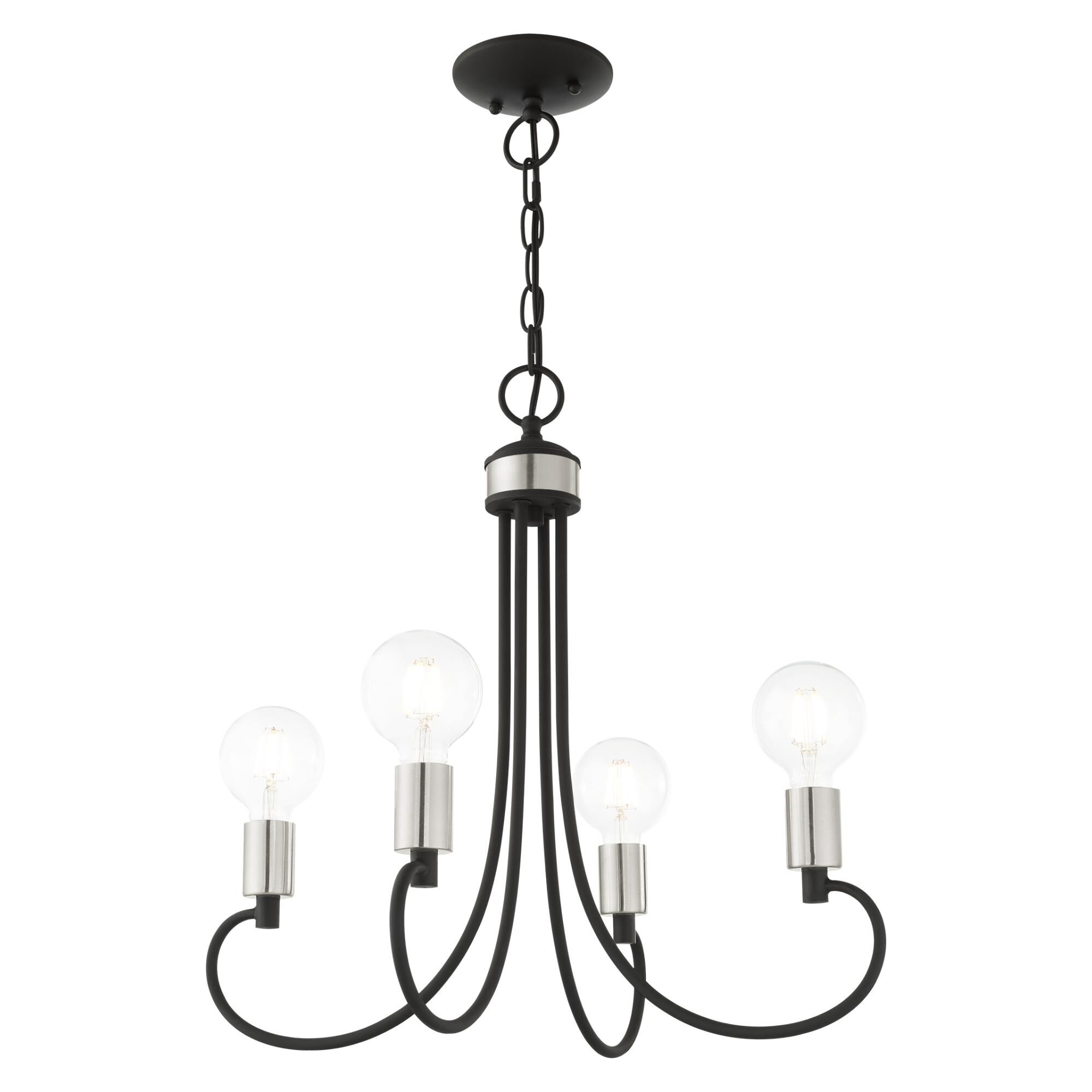 Bari 4 Light Mini Chandelier by Livex Lighting