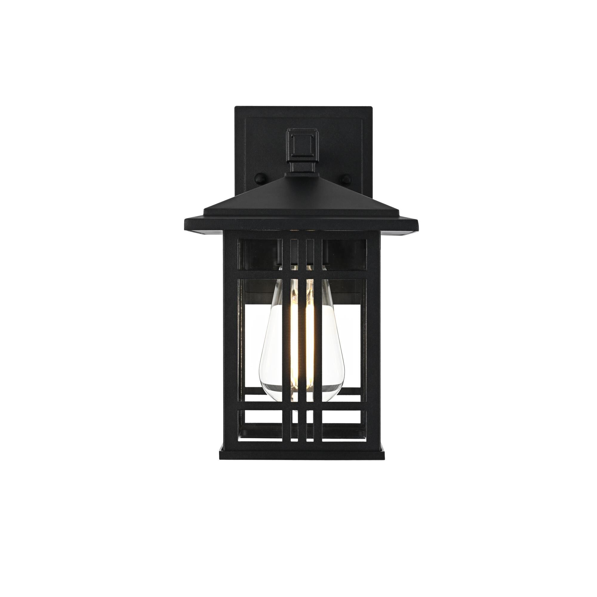 Harley 10 inch Outdoor Wall Light by Elegant Lighting