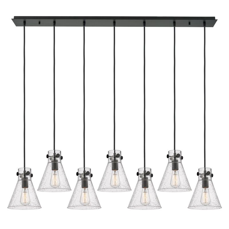 Bruno Marashlian Newton Cone 51 Inch 7 Light Linear Suspension Light by Innovations Lighting