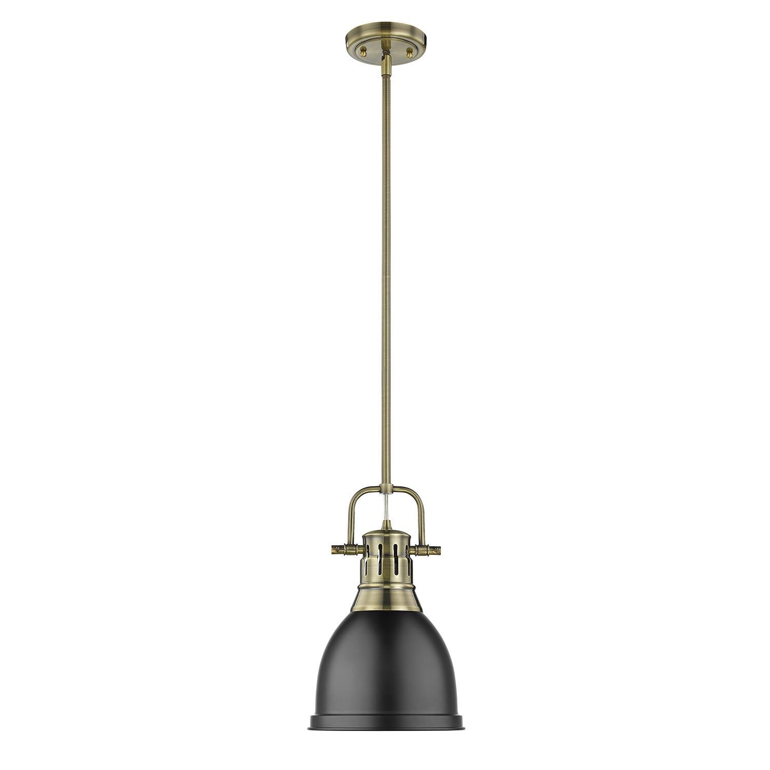 Duncan 8 Inch Mini Pendant by Golden Lighting