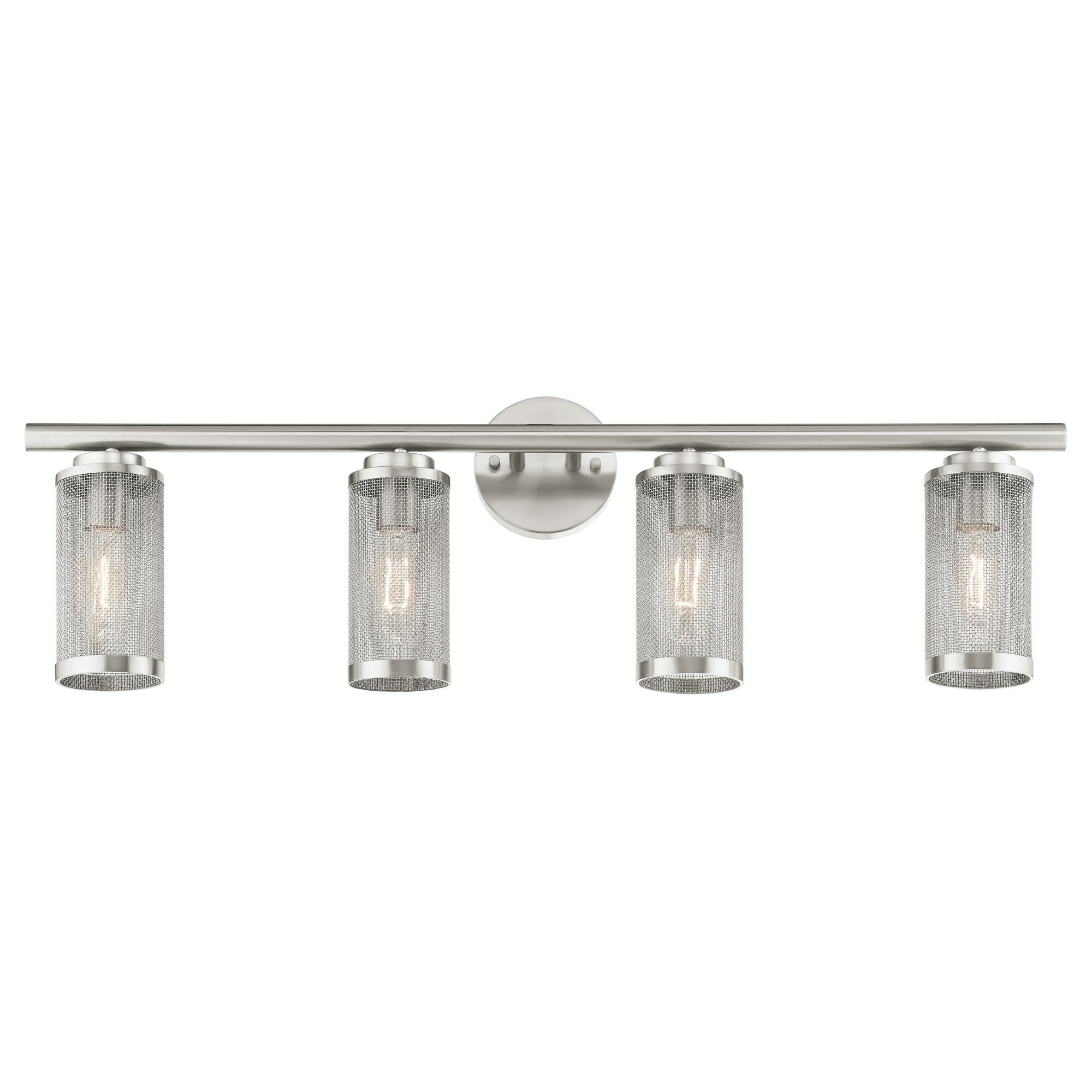 Industro 35 Inch 4 Light Bath Vanity Light by Livex Lighting