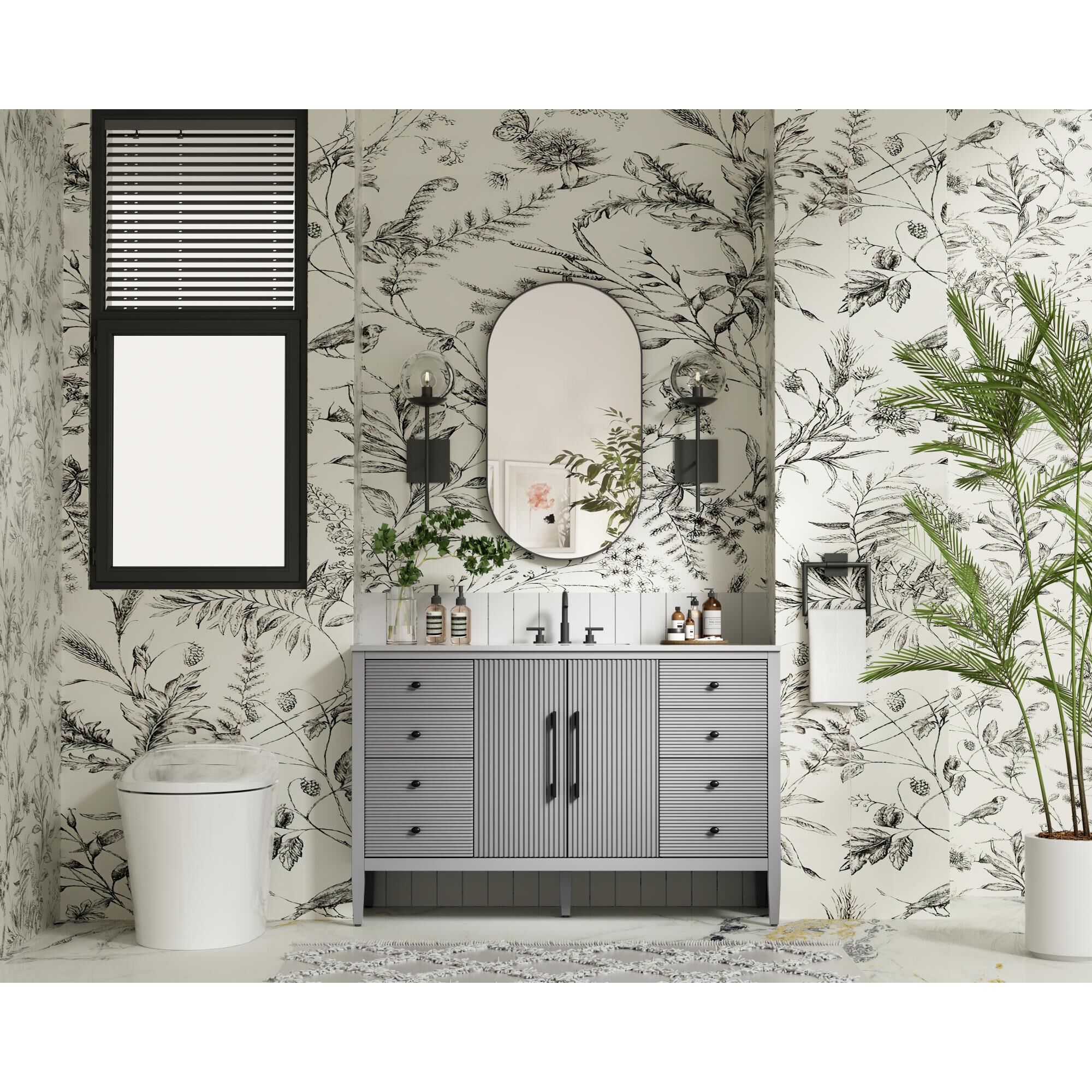 Blakely 54 Inch Bath Vanity by Elegant Dcor