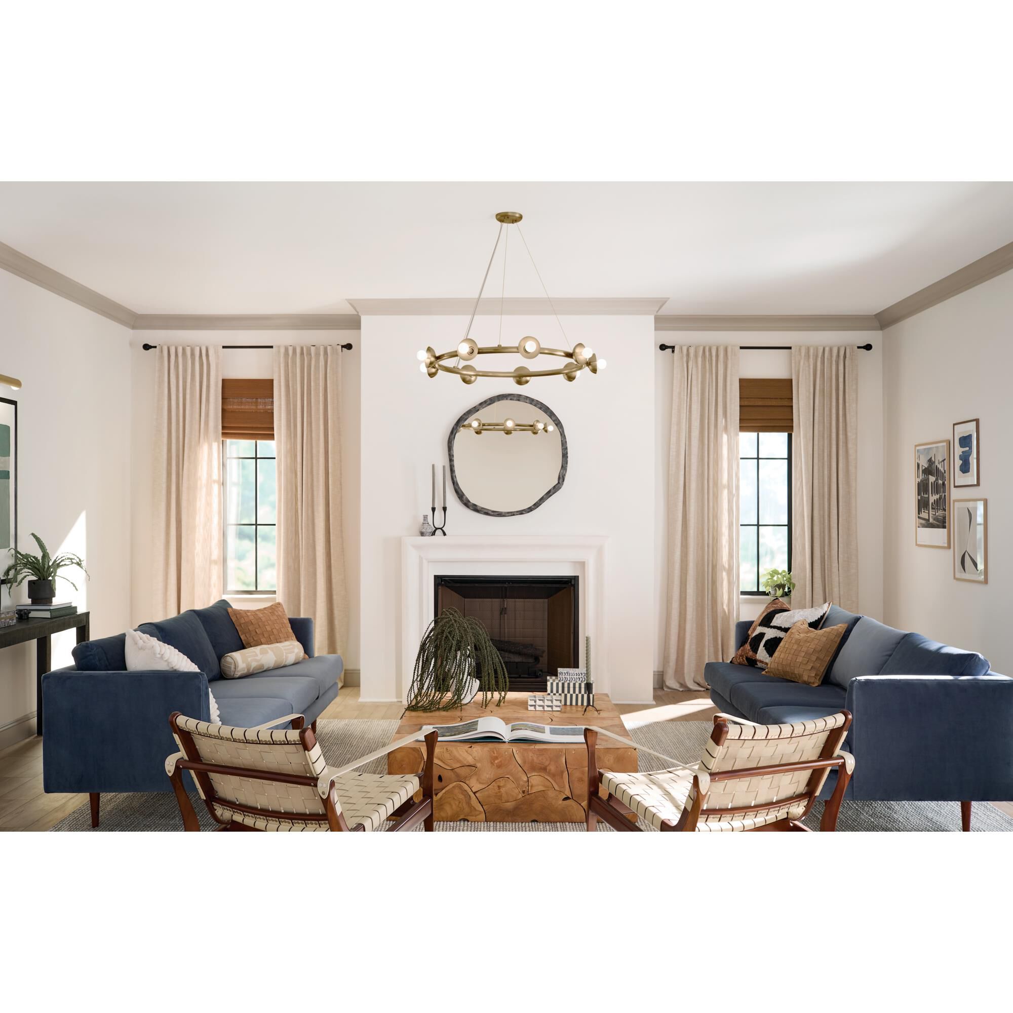 Shown in Champagne Bronze finish