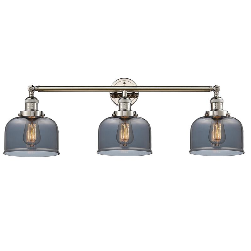 Bruno Marashlian Large Bell 32 Inch 3 Light Bath Vanity Light by Innovations Lighting