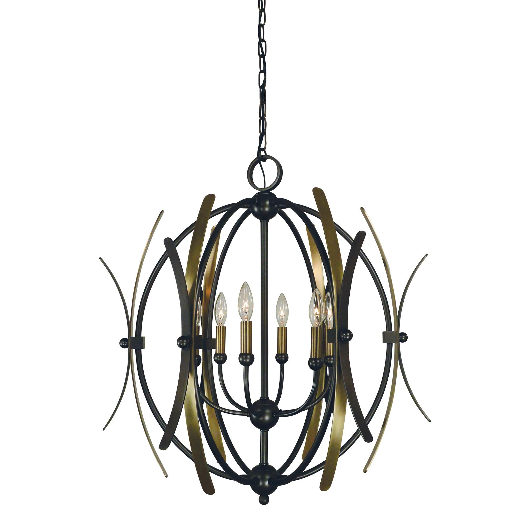 Shown in Mahogany Bronze with Antique Brass Accents finish