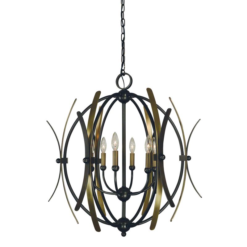 Monique 27 Inch Chandelier by Framburg