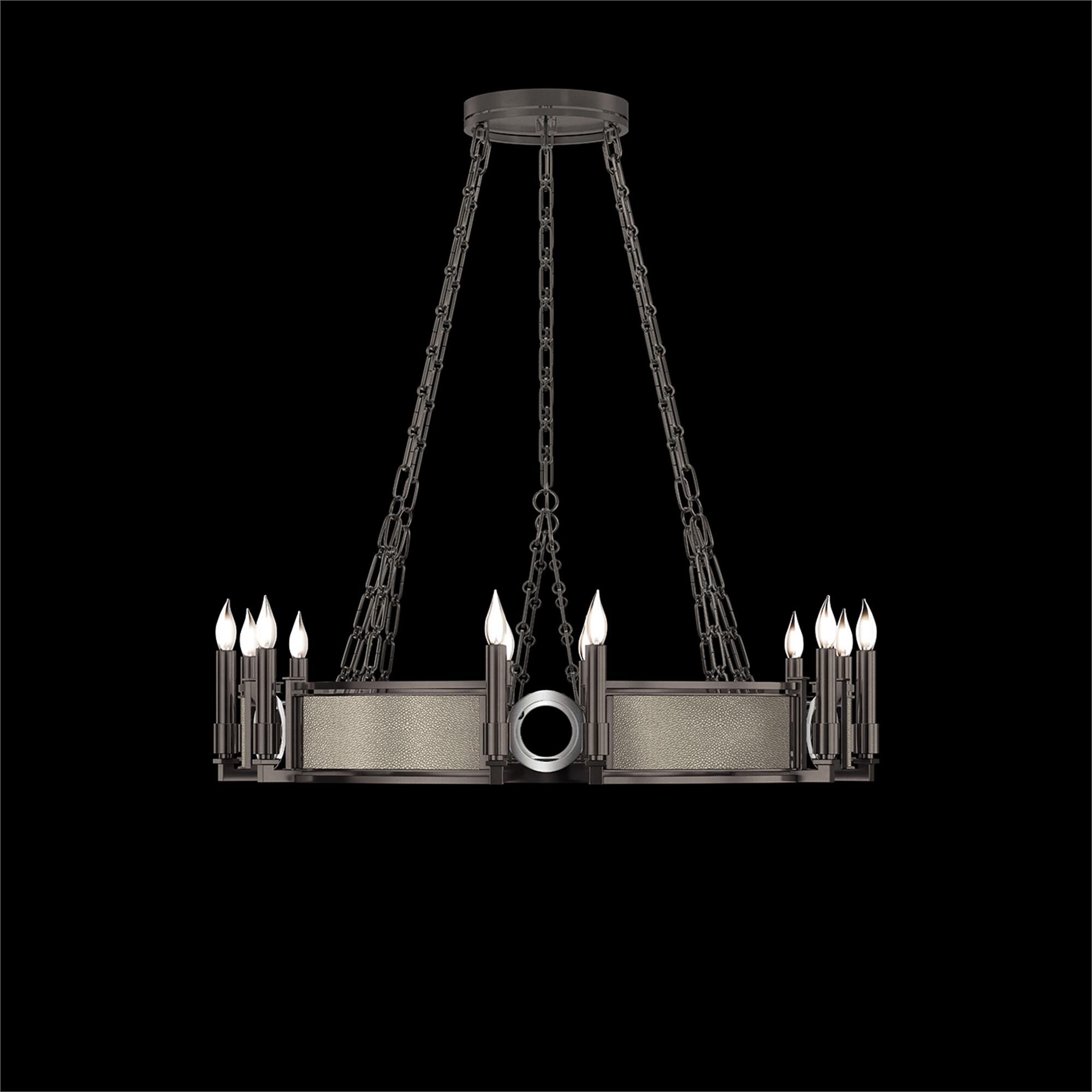 Shown in Midnight Steel and Nickel  finish and Coco accent