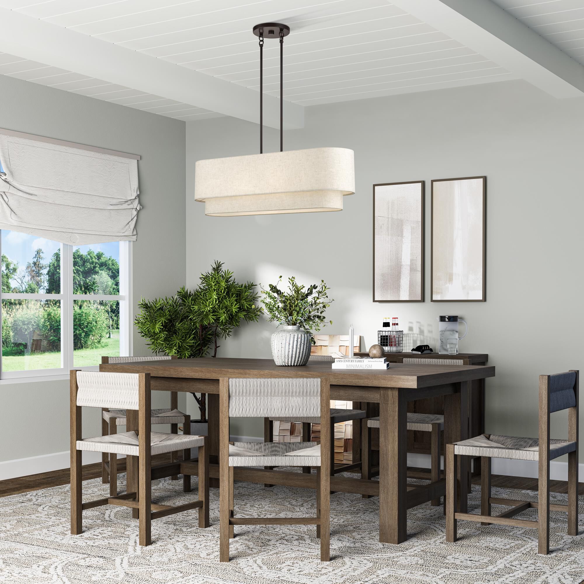 Manorwood 36 Inch Linear Suspension Light by Livex Lighting