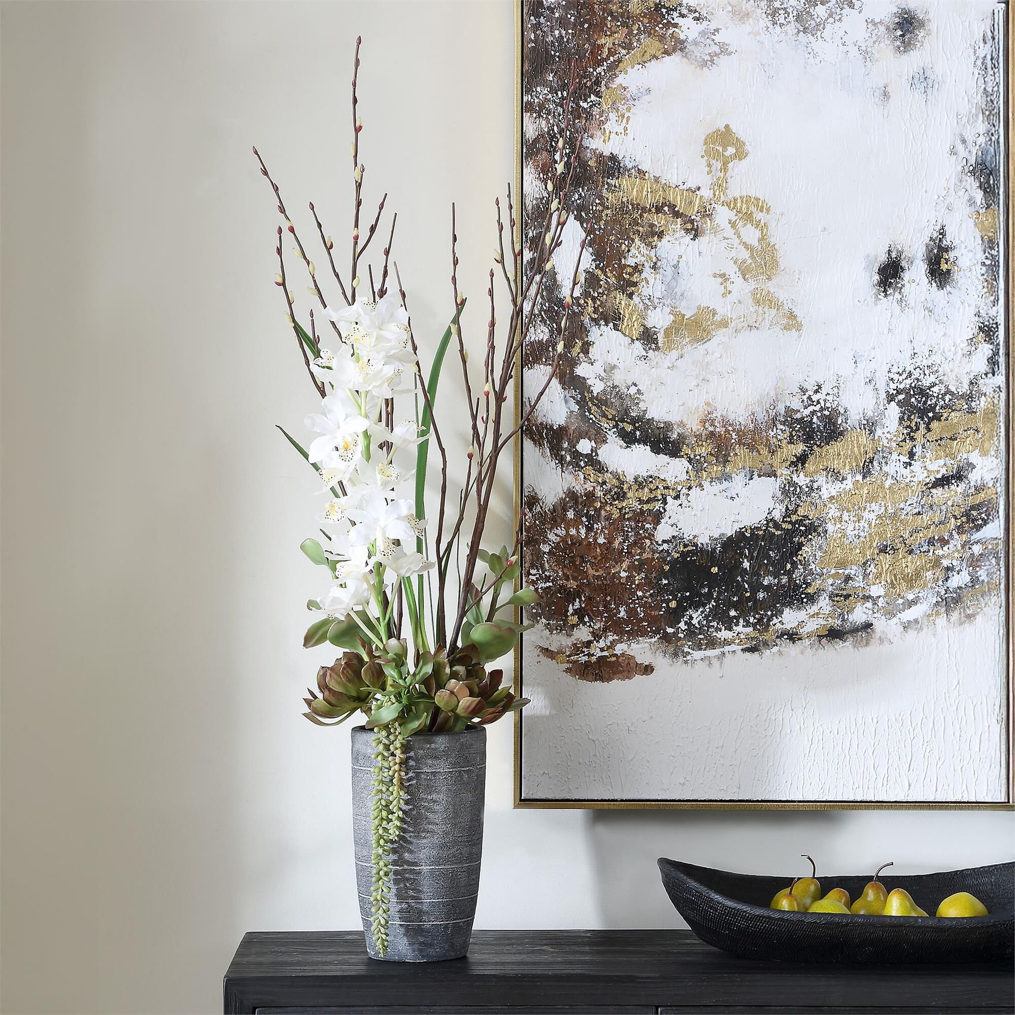 Constance Lael-Linyard Eterna Orchid Botanical by Uttermost