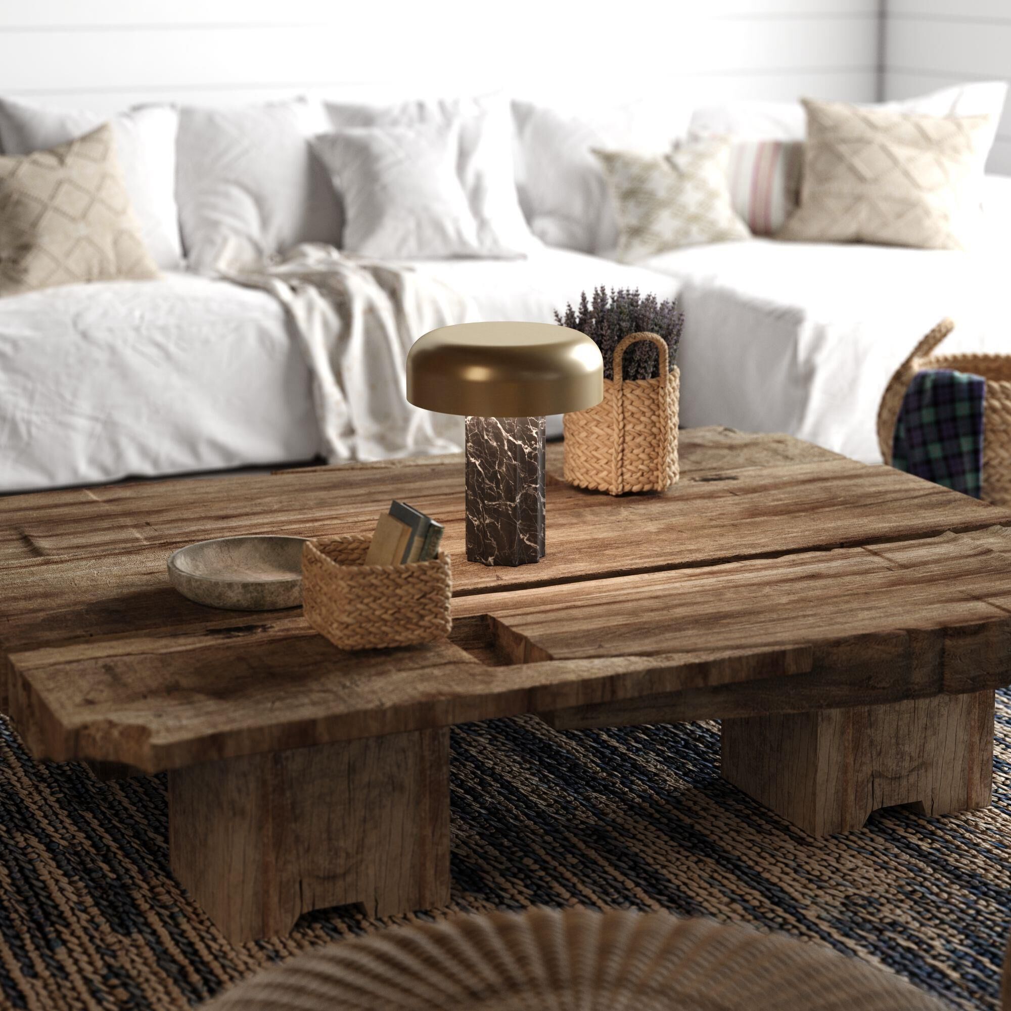 Shown in Black Marble and Brushed Brass finish