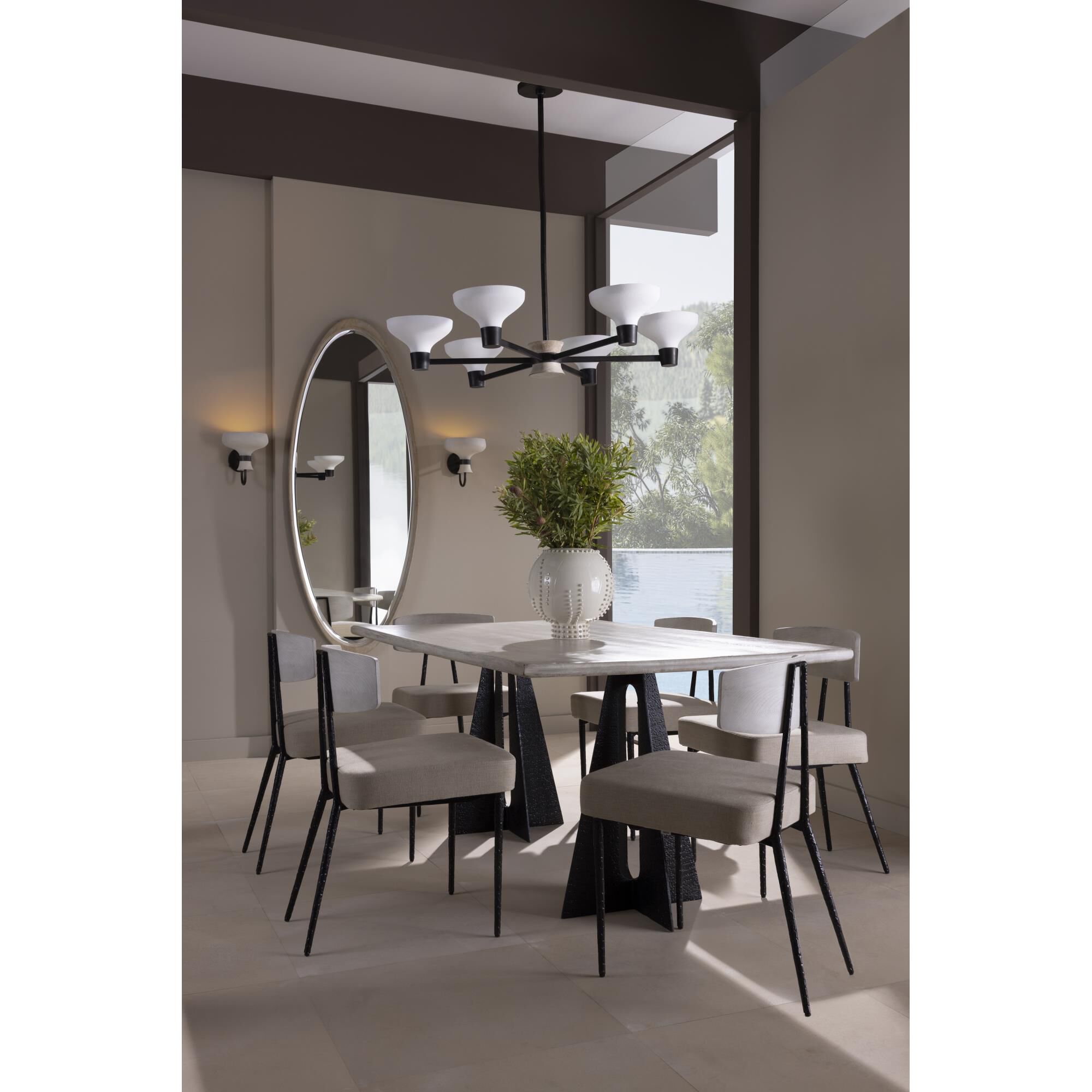 Shown in White Gesso finish