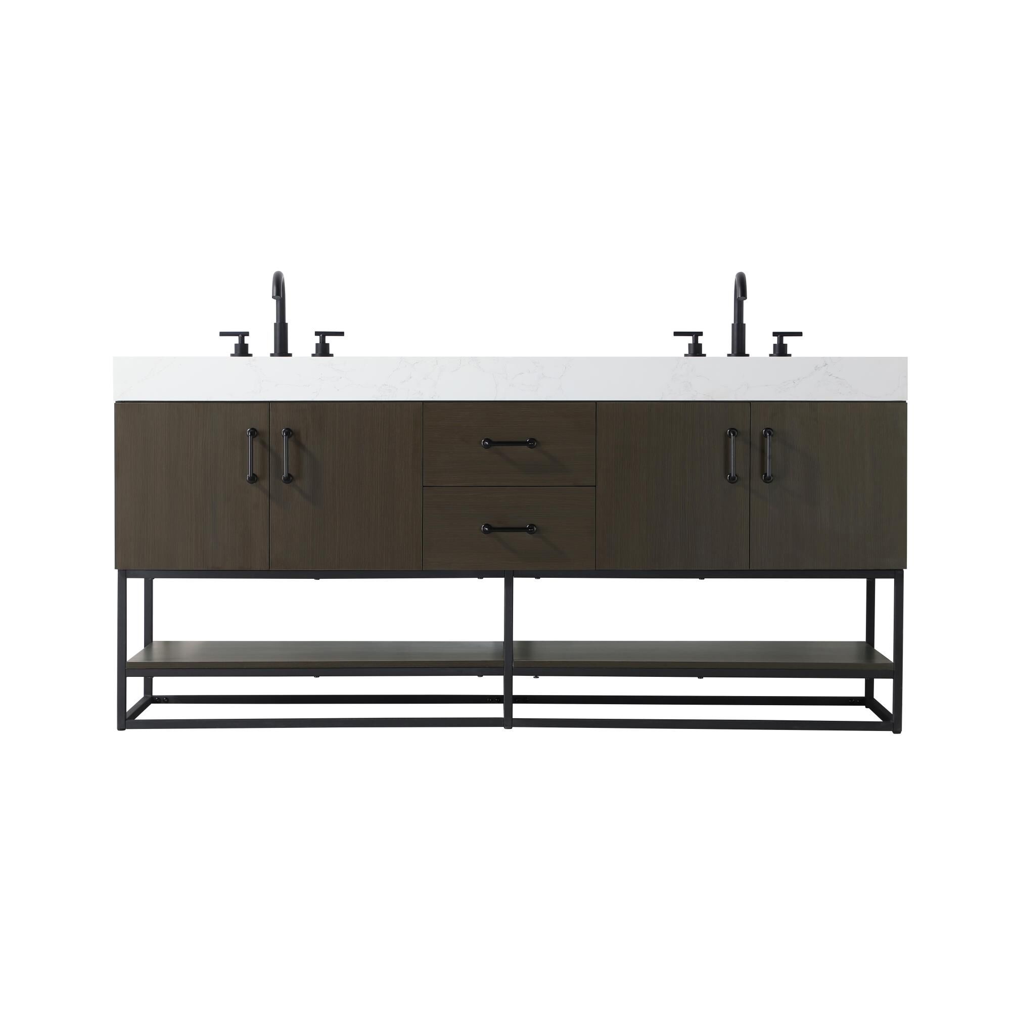 Caroline 72 Inch Bath Vanity by Elegant Dcor