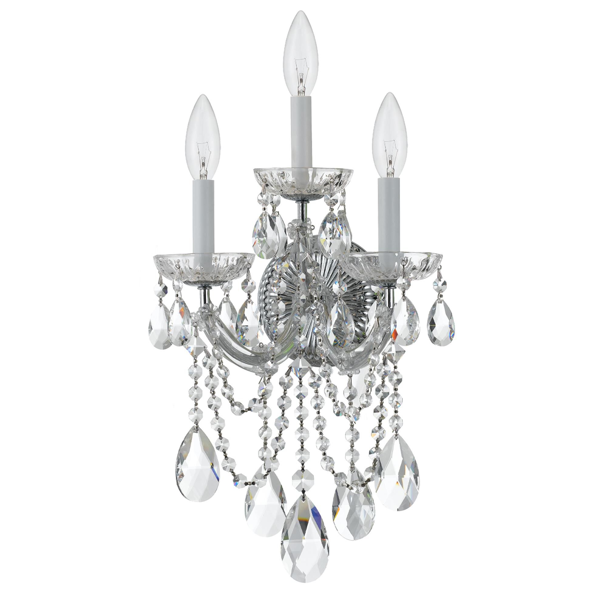 Maria Theresa 22 Inch 3 Light Wall Sconce,