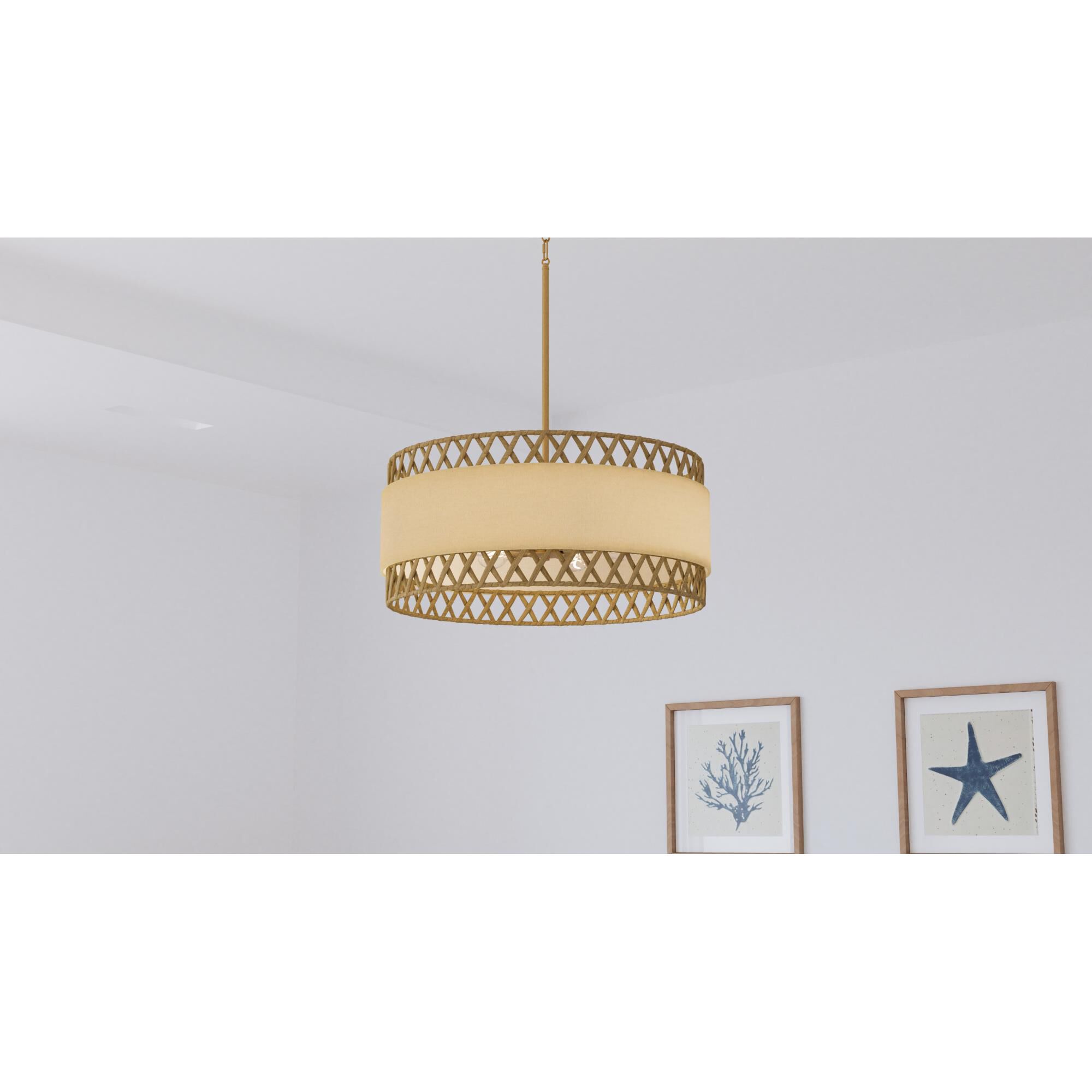 Kate 24 Inch Large Pendant by Quoizel