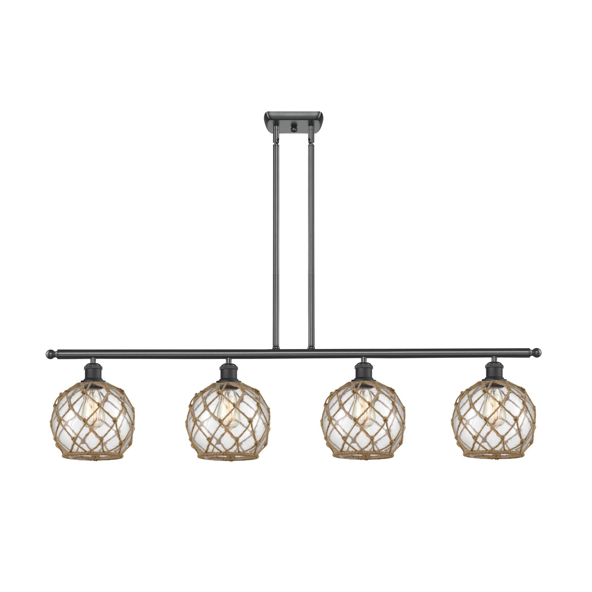 Bruno Marashlian Farmhouse Rope 48 Inch Linear Suspension Light by Innovations Lighting