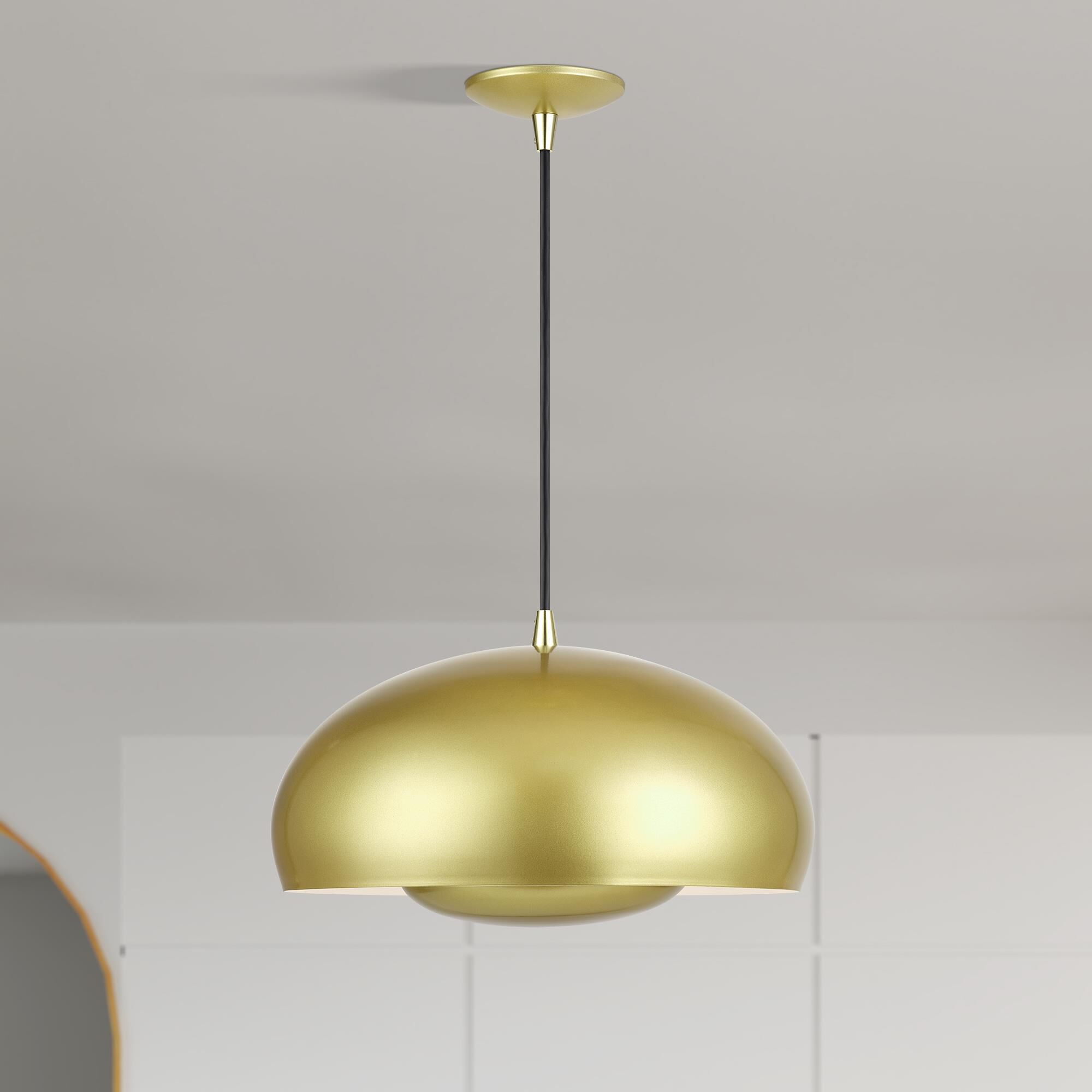 Domma 17 Inch Large Pendant by Livex Lighting