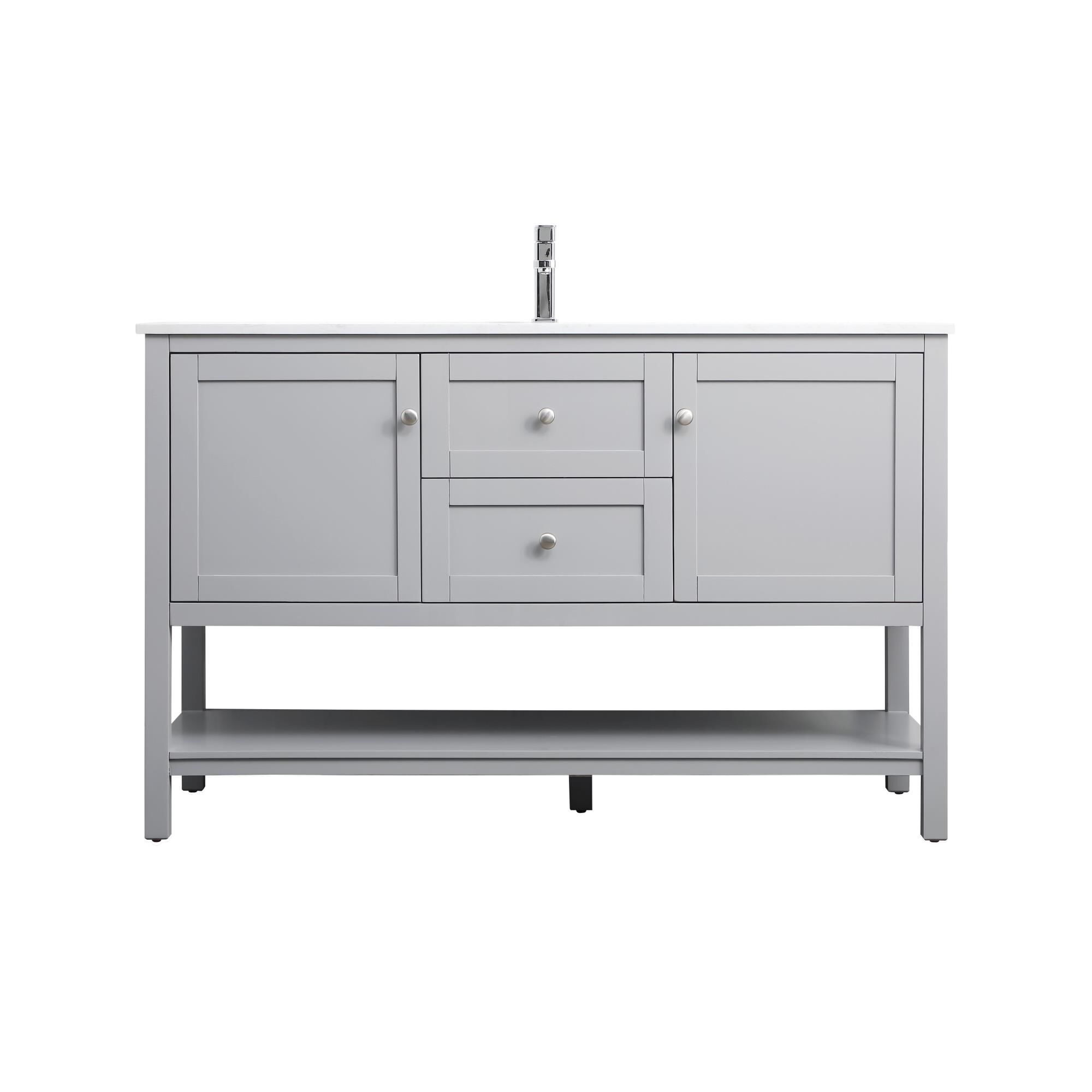 Heath 54 Inch Bath Vanity by Elegant Decor