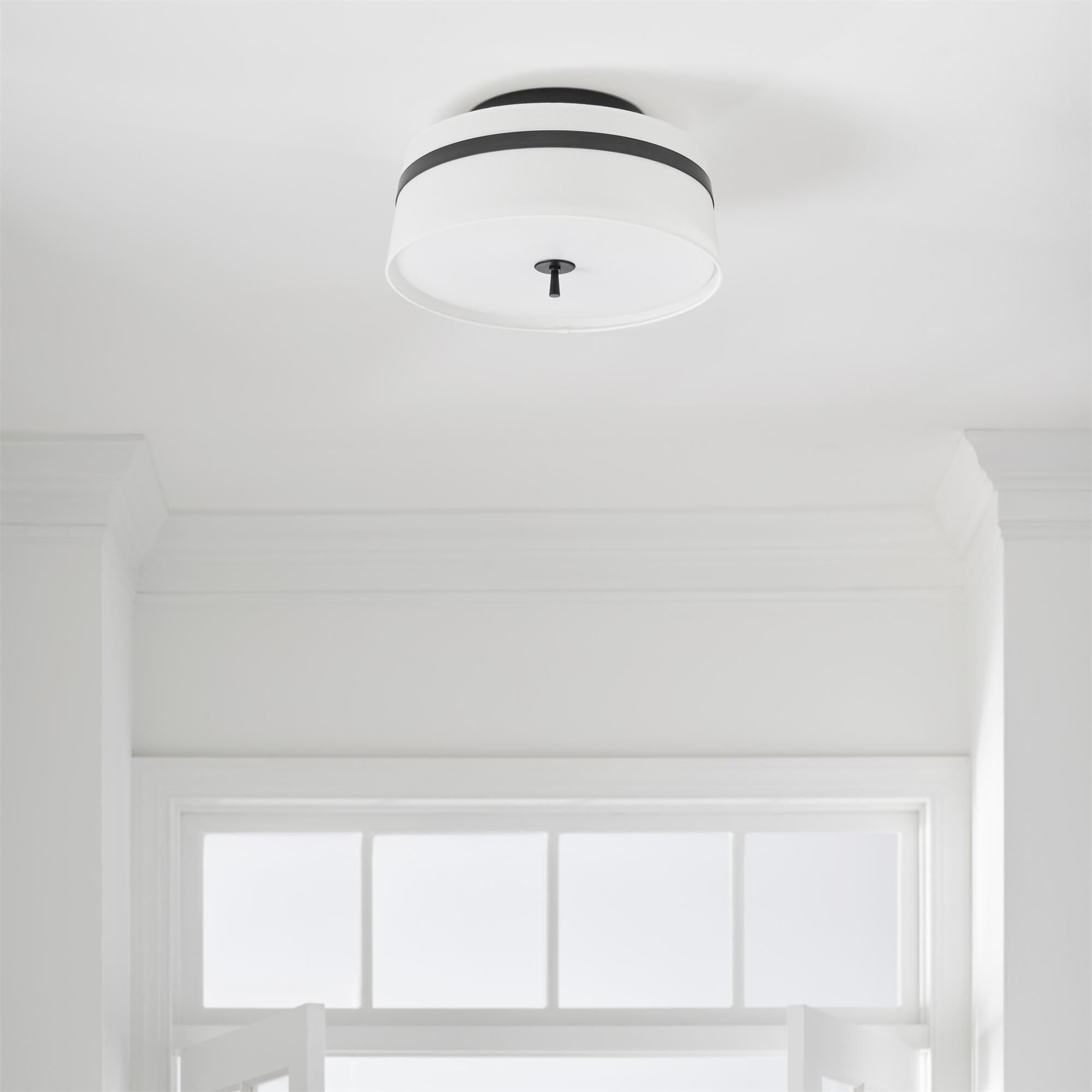 Alexa Hampton Cordtlandt 19 Inch 3 Light Semi Flush Mount,