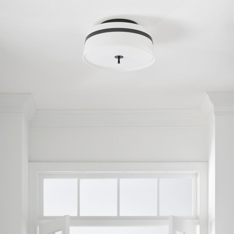 Alexa Hampton Cordtlandt 19 Inch 3 Light Semi Flush Mount by Visual Comfort Studio