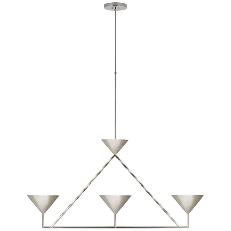 Paloma Contreras Orsay 22 Inch Linear Chandelier by Visual Comfort Signature