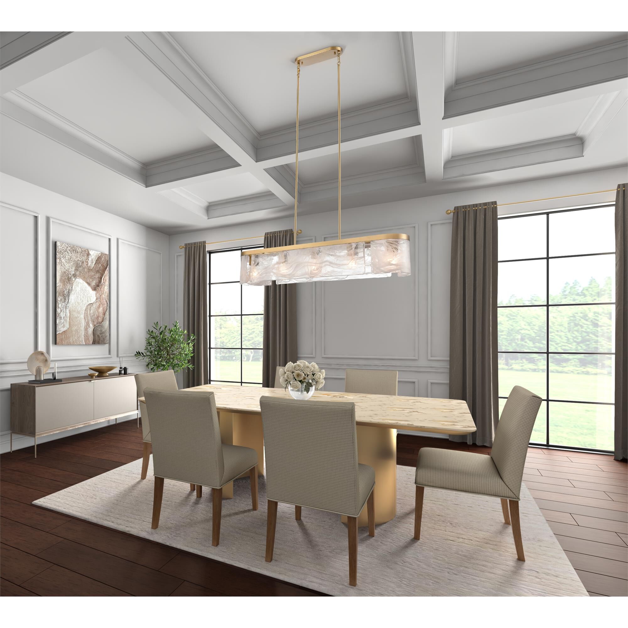 Kevin Kraemer Skye 45 Inch Linear Suspension Light,