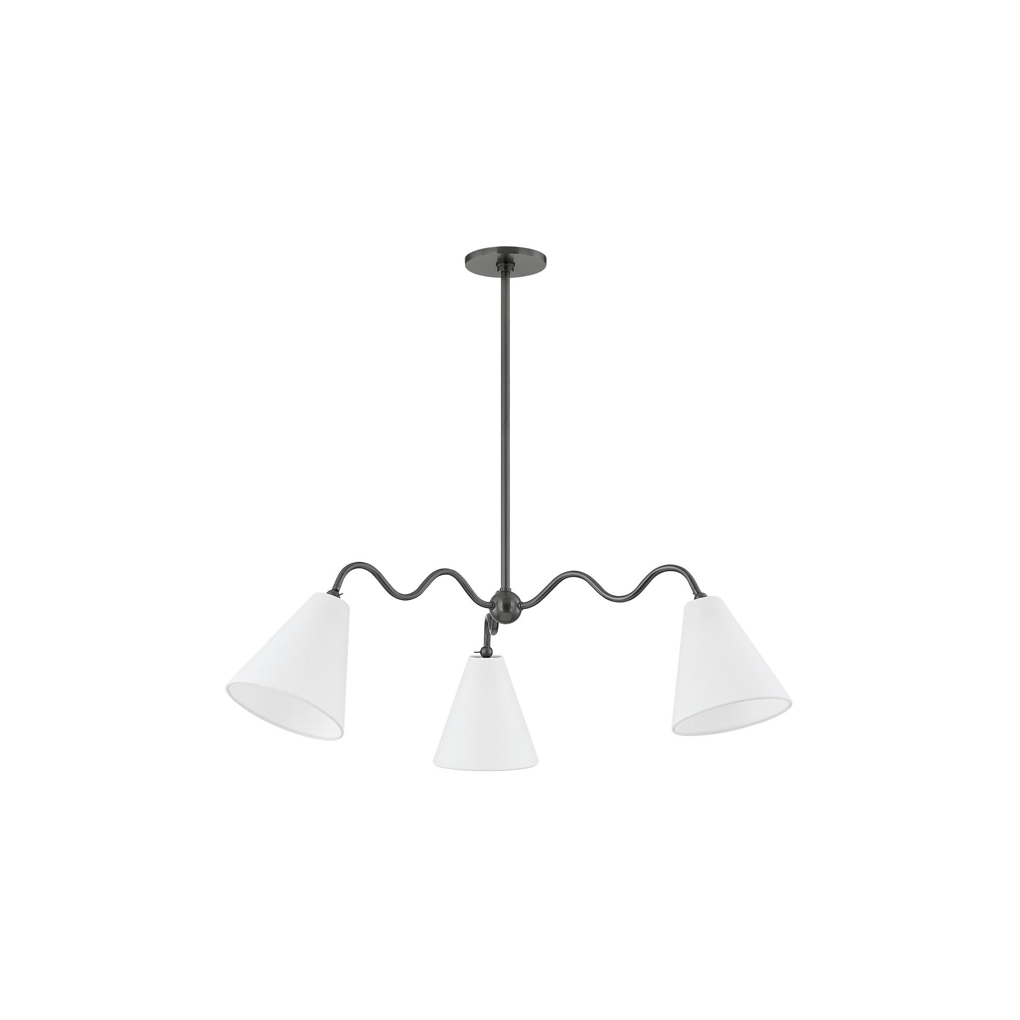 Tali Roth Onda 43 Inch 3 Light Chandelier by Mitzi
