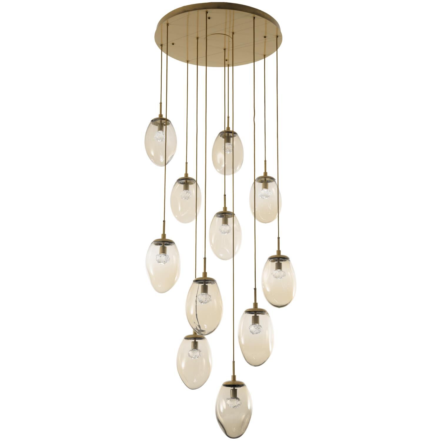 Levi Wilson Nebula 37 Inch 11 Light LED Multi Light Pendant by Hammerton Studio