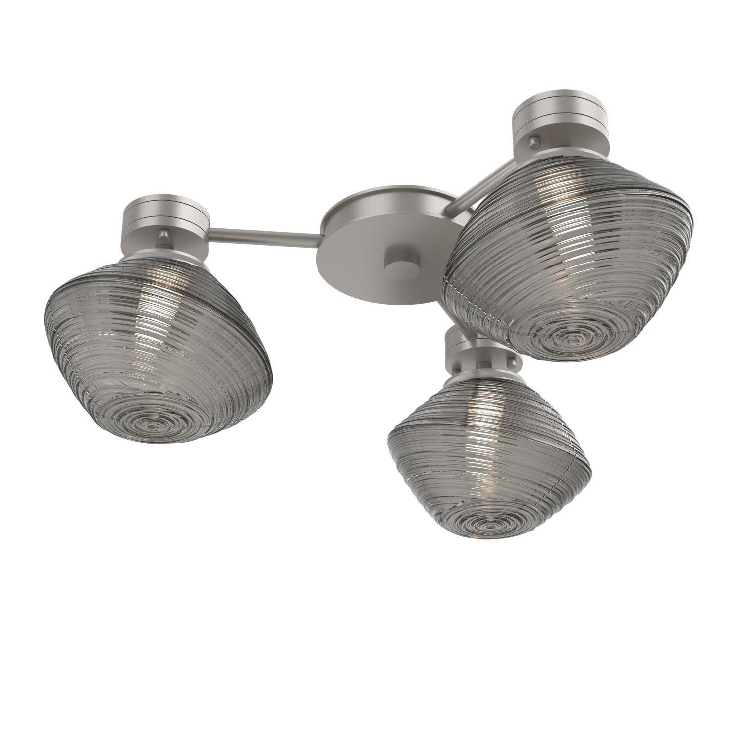 Shown in Beige Silver finish and Smoke glass