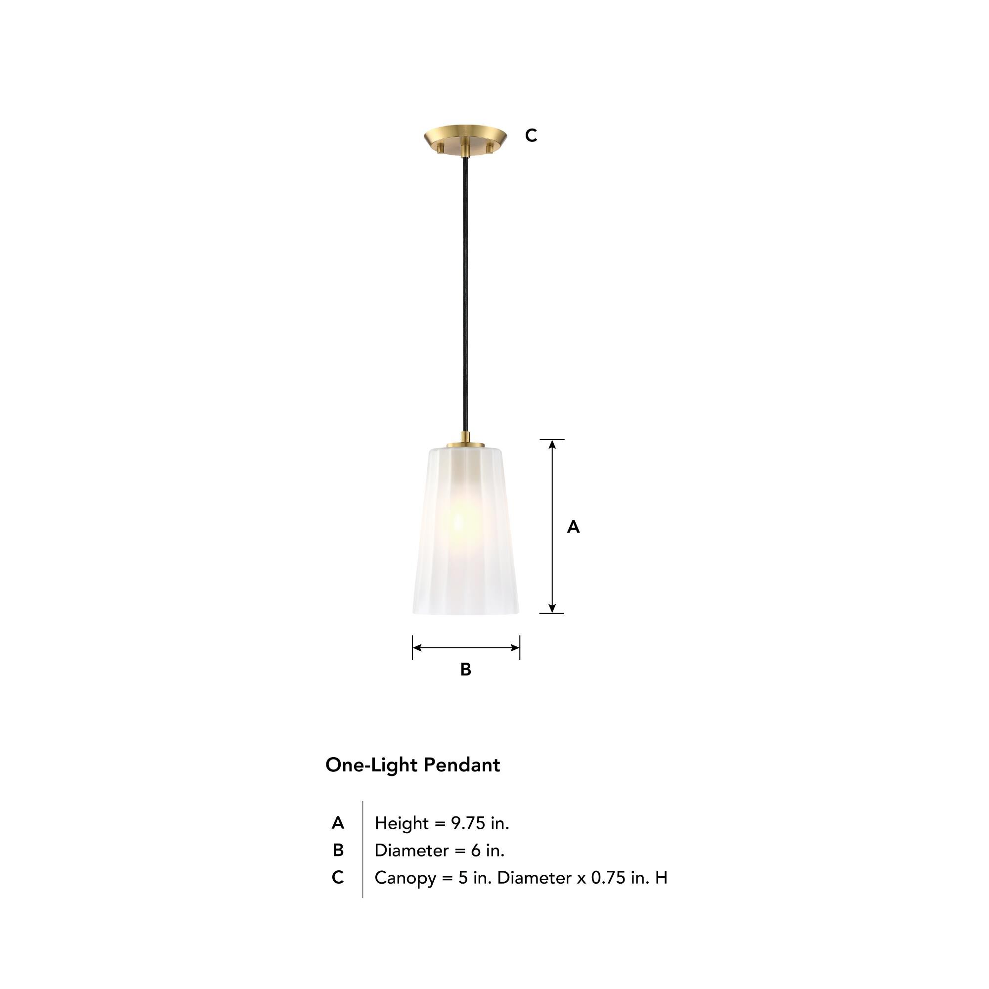 Shown in Brushed Gold finish and Etched glass