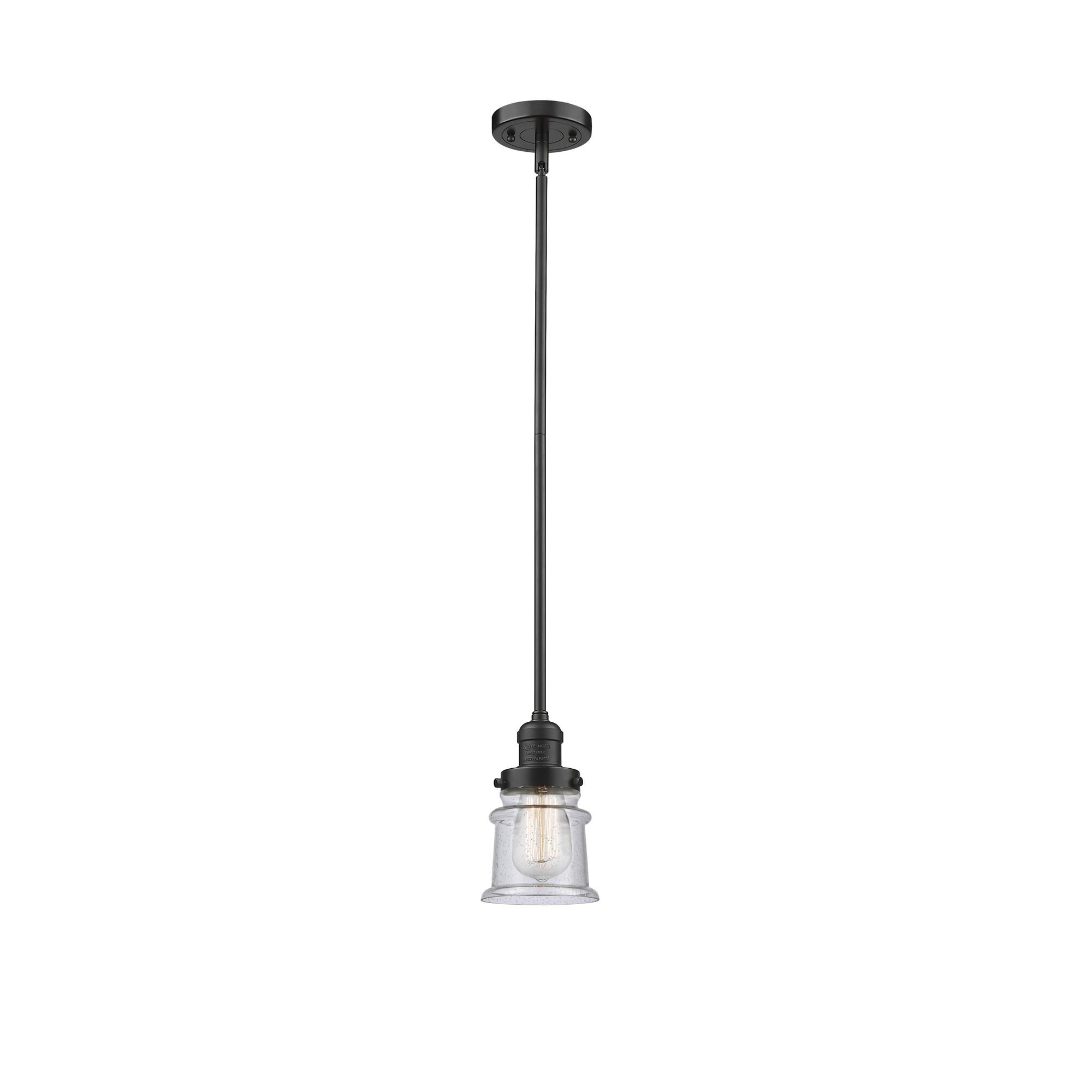 Shown in Oil Rubbed Bronze finish and Seedy glass
