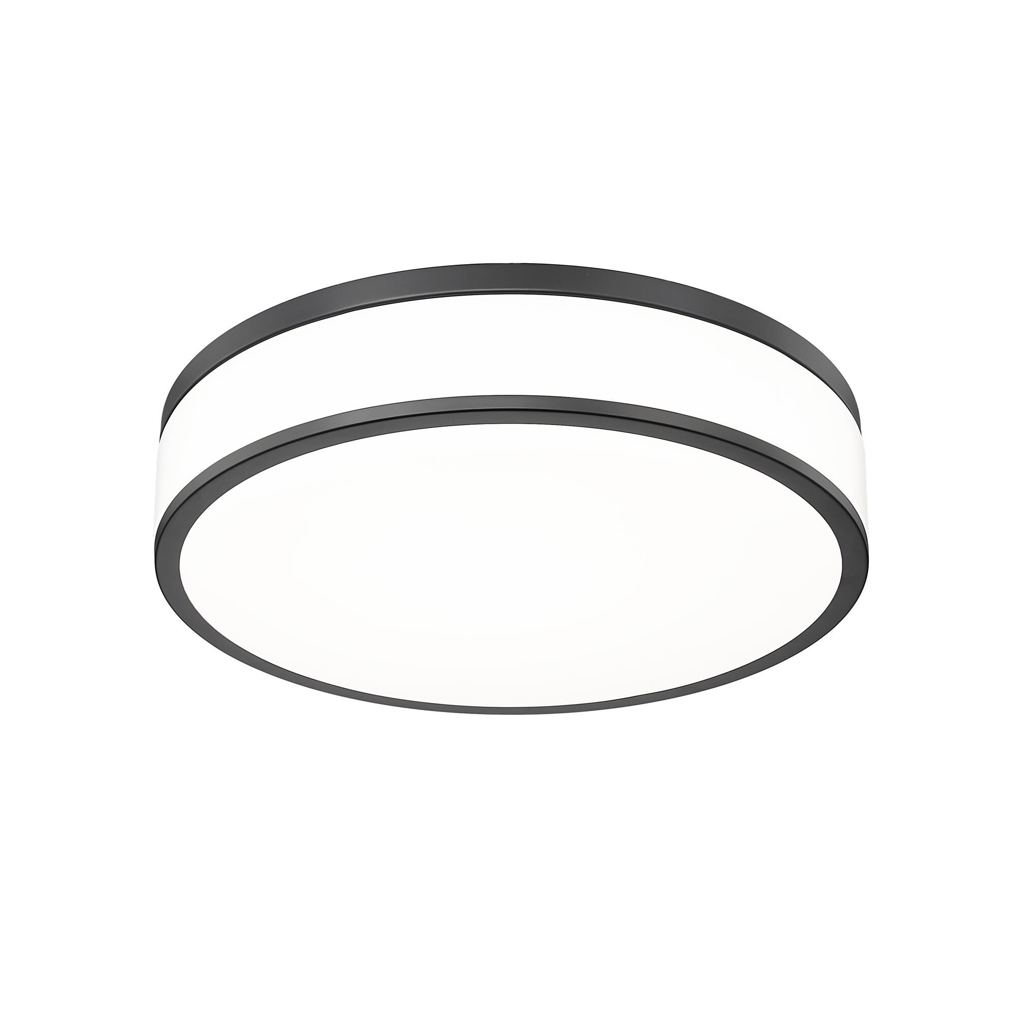 Shown in Matte Black finish and Frosted glass and Frosted shade