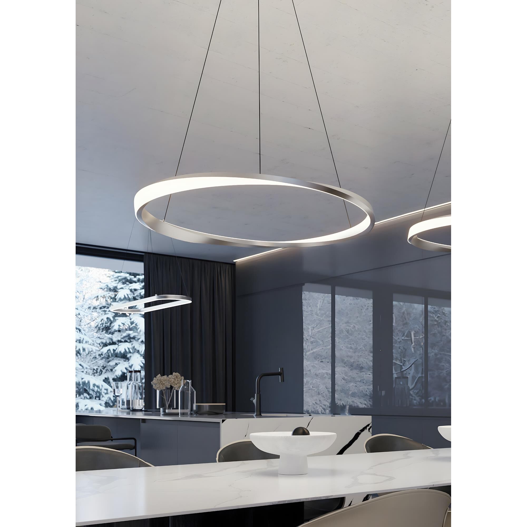 Oberon 40 Inch Large Pendant by AFX Lighting