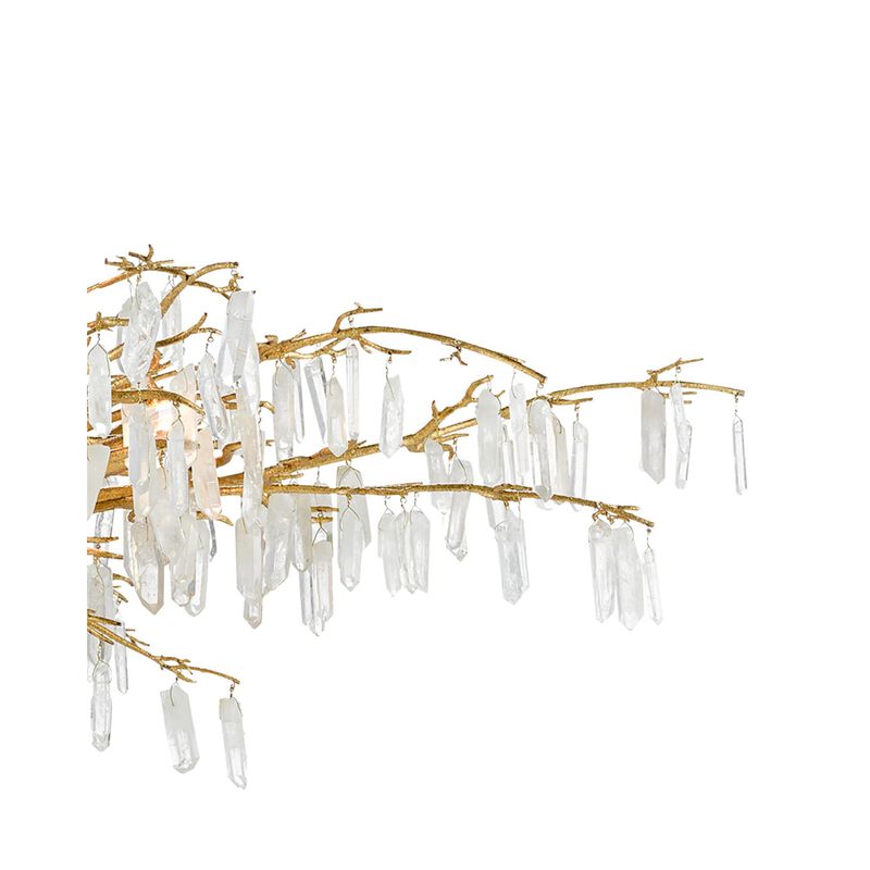 Aviva Stanoff Forest Dawn 8 Light Chandelier by Currey and Company