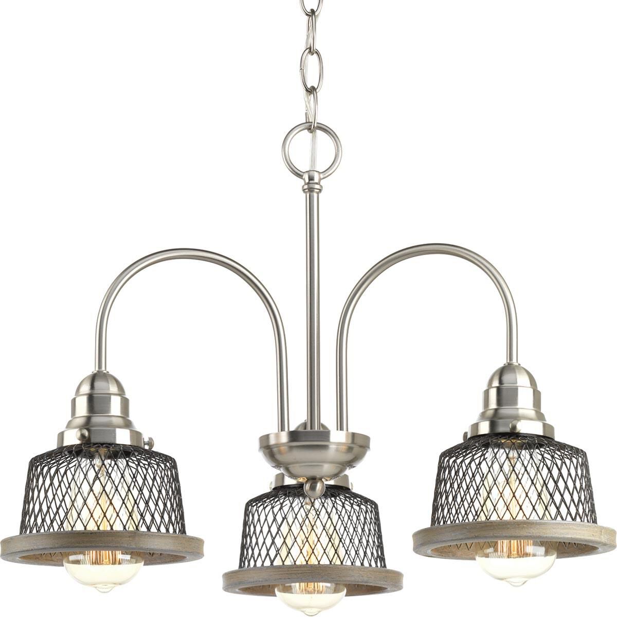 Tilley 20 Inch 3 Light Mini Chandelier by Progress Lighting
