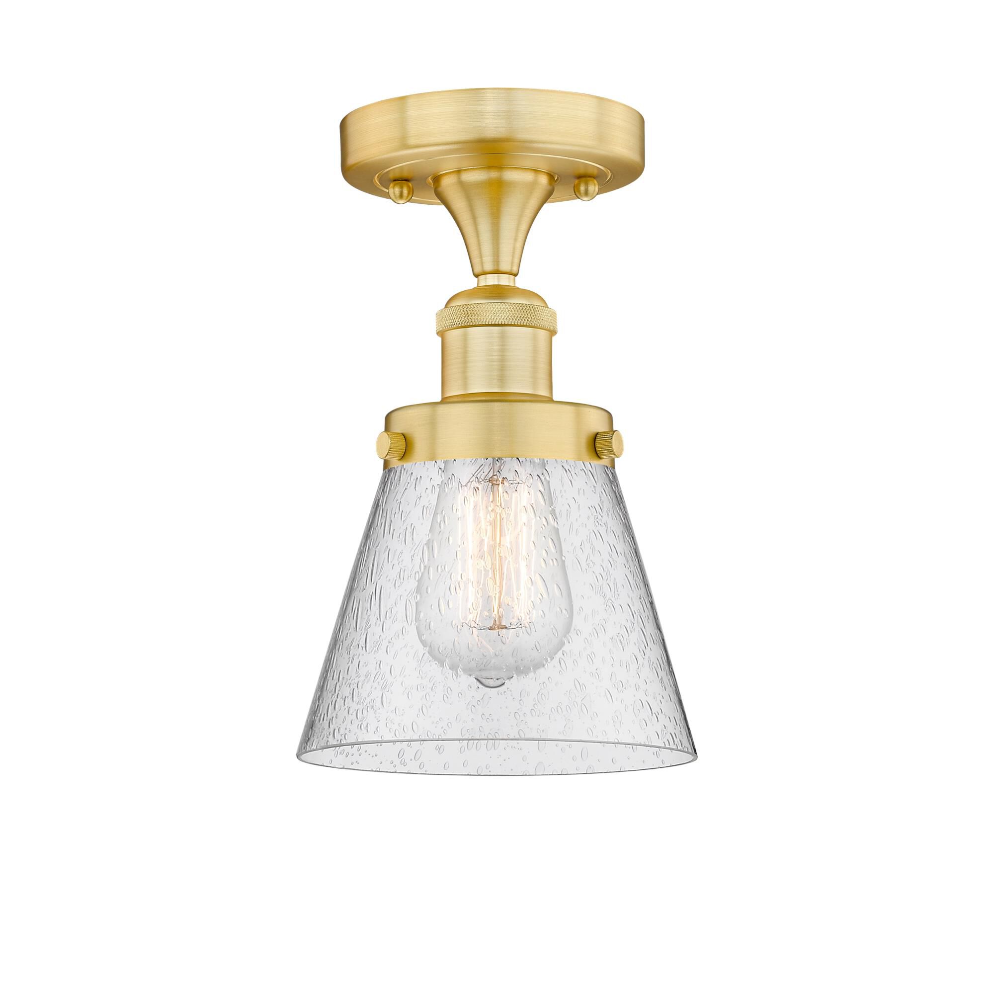 Bruno Marashlian Cone 6 Inch 1 Light Semi Flush Mount by Innovations Lighting