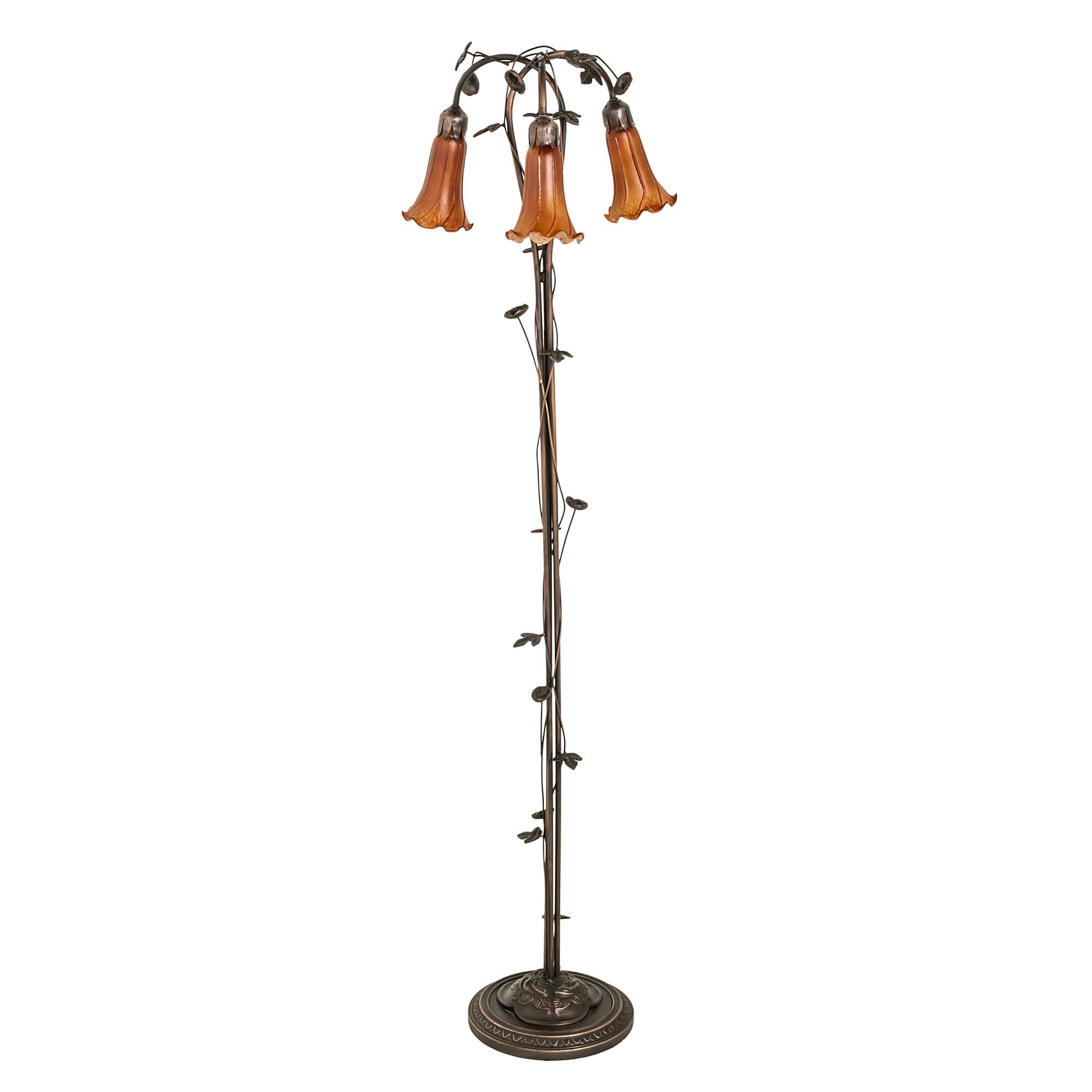Amber 58 Inch Floor Lamp by Meyda Lighting