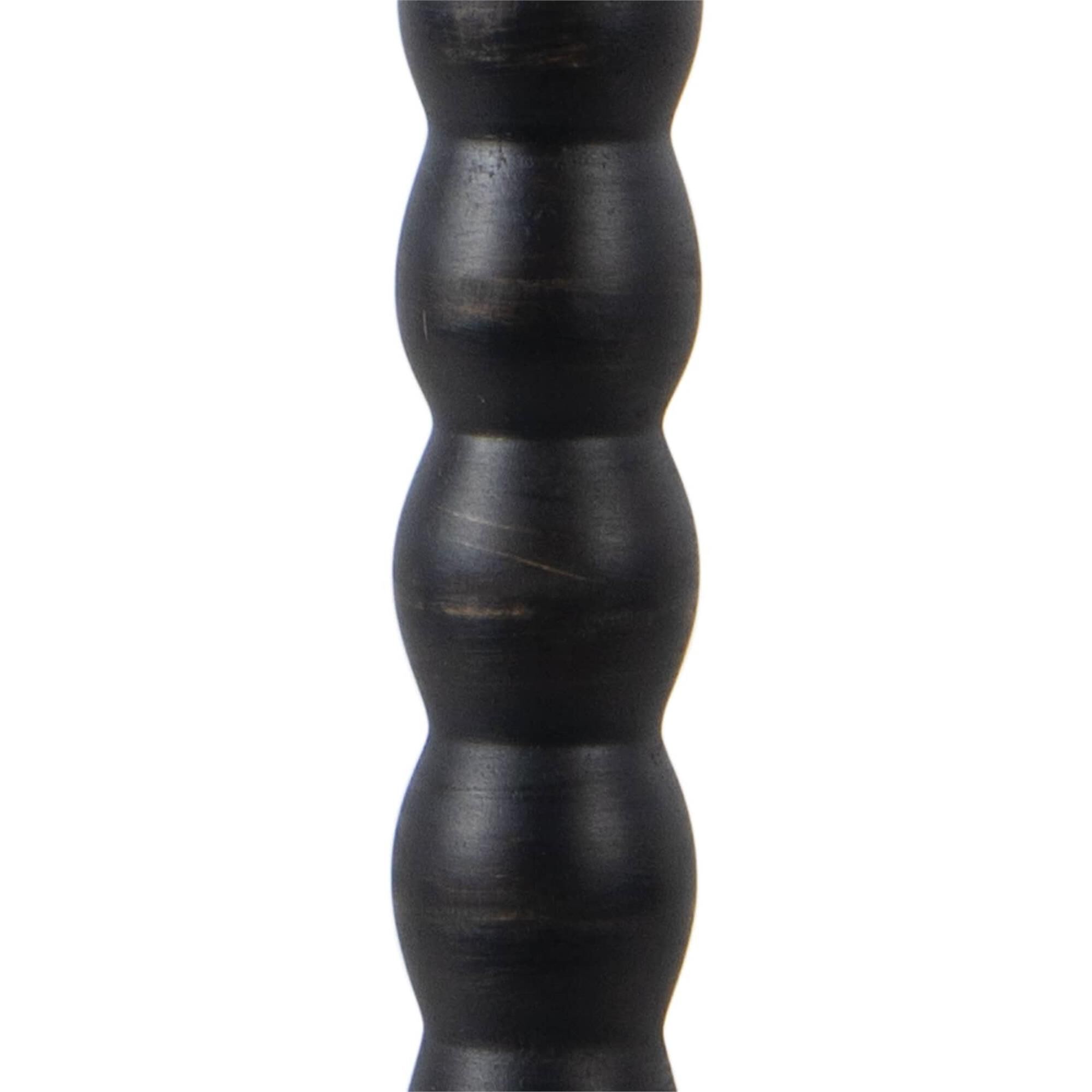 Shown in Ebony finish and Linen shade