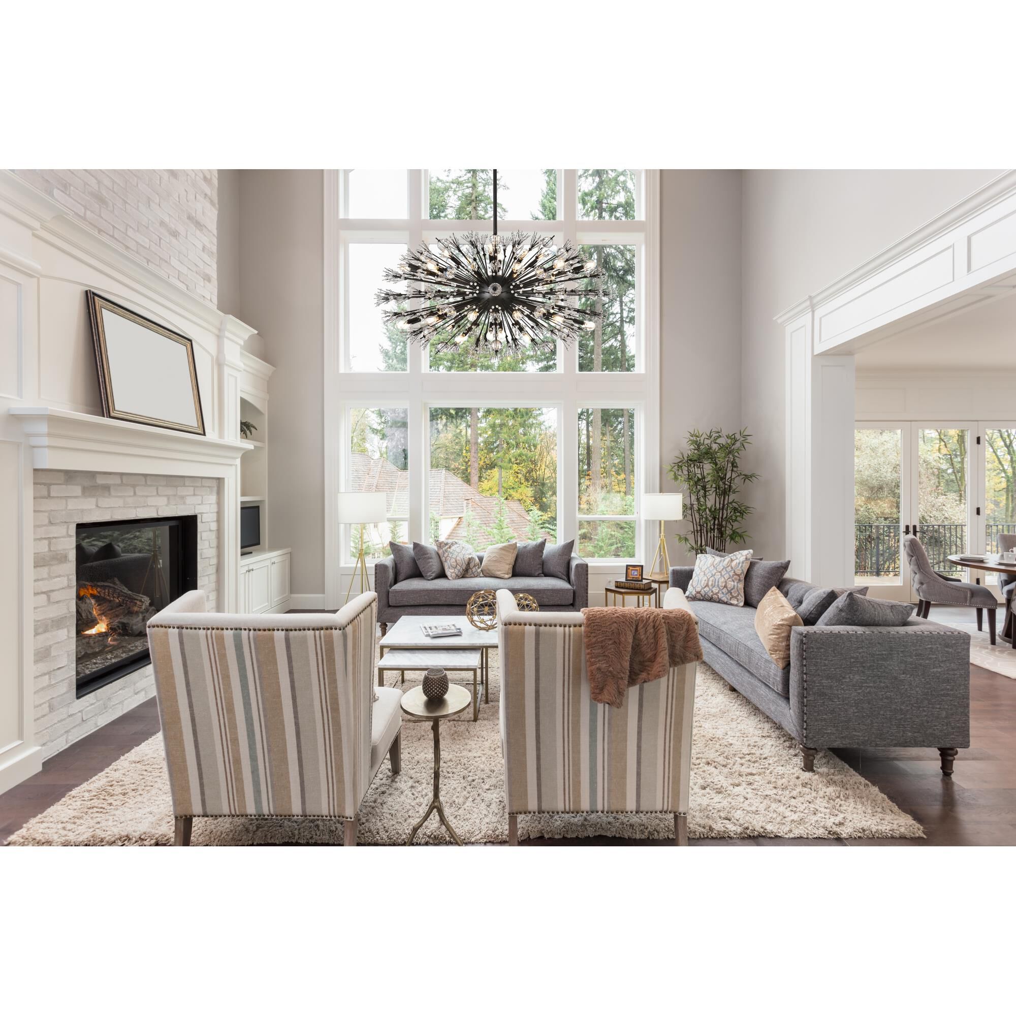 Vera 48 Inch Large Pendant by Elegant Lighting