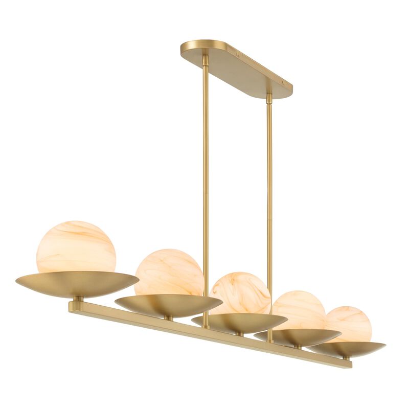 Olenne Large Linear Chandelier by Minka Lavery