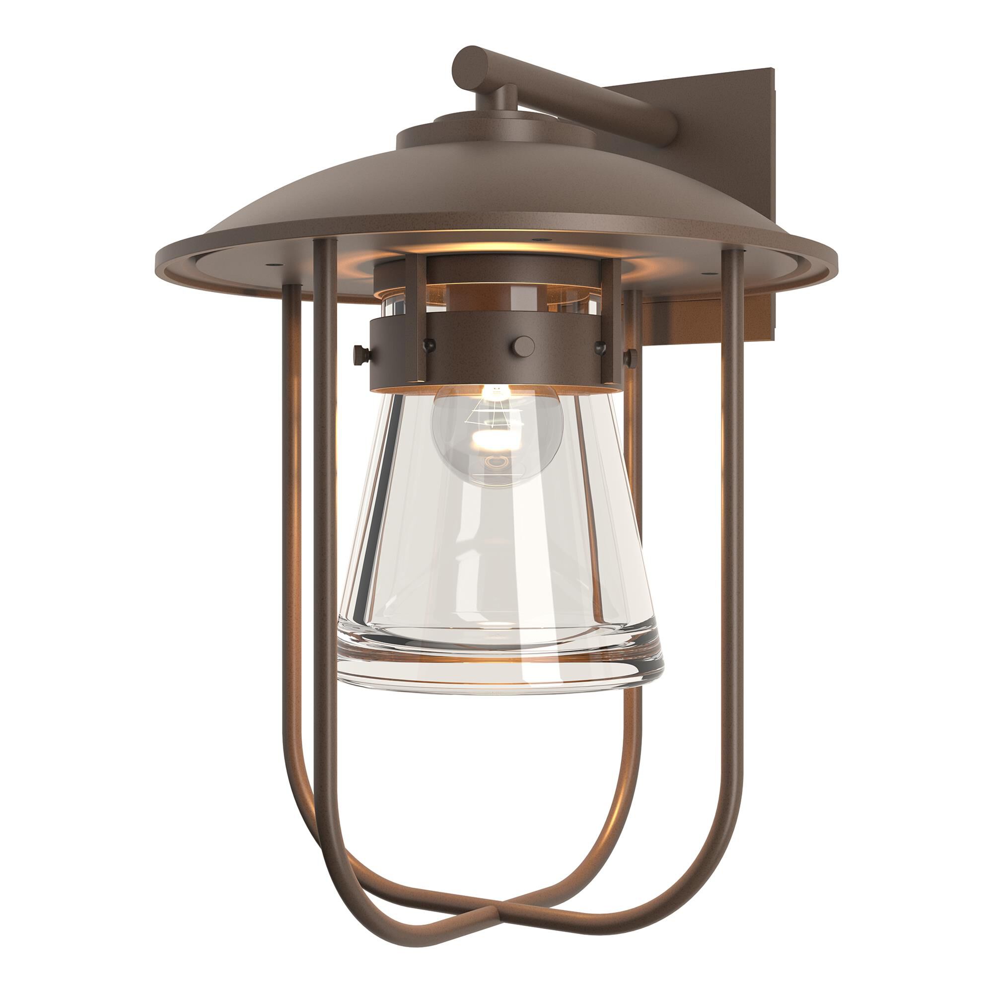 Shown in Coastal Bronze finish and Clear  glass