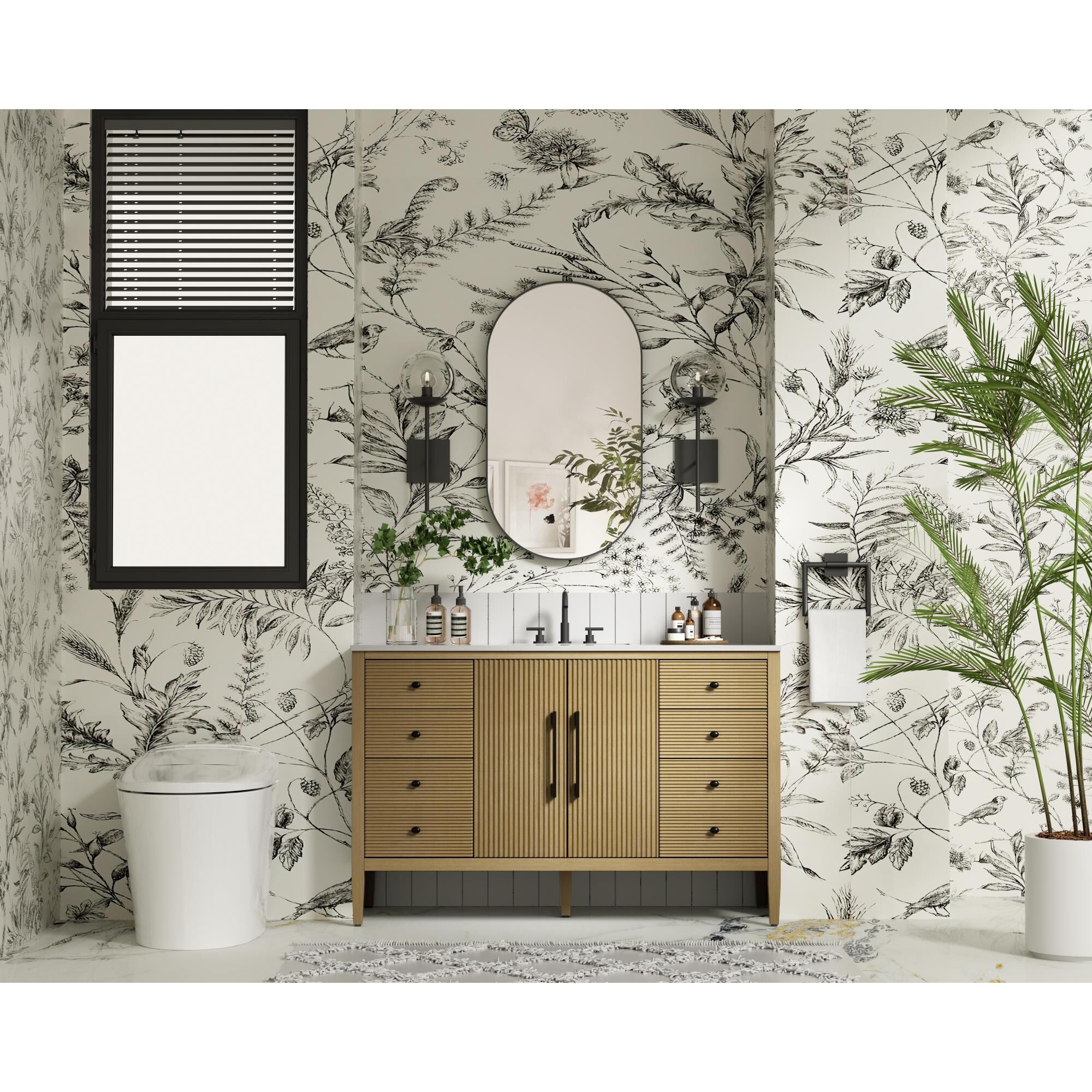 Blakely 54 Inch Bath Vanity by Elegant Dcor