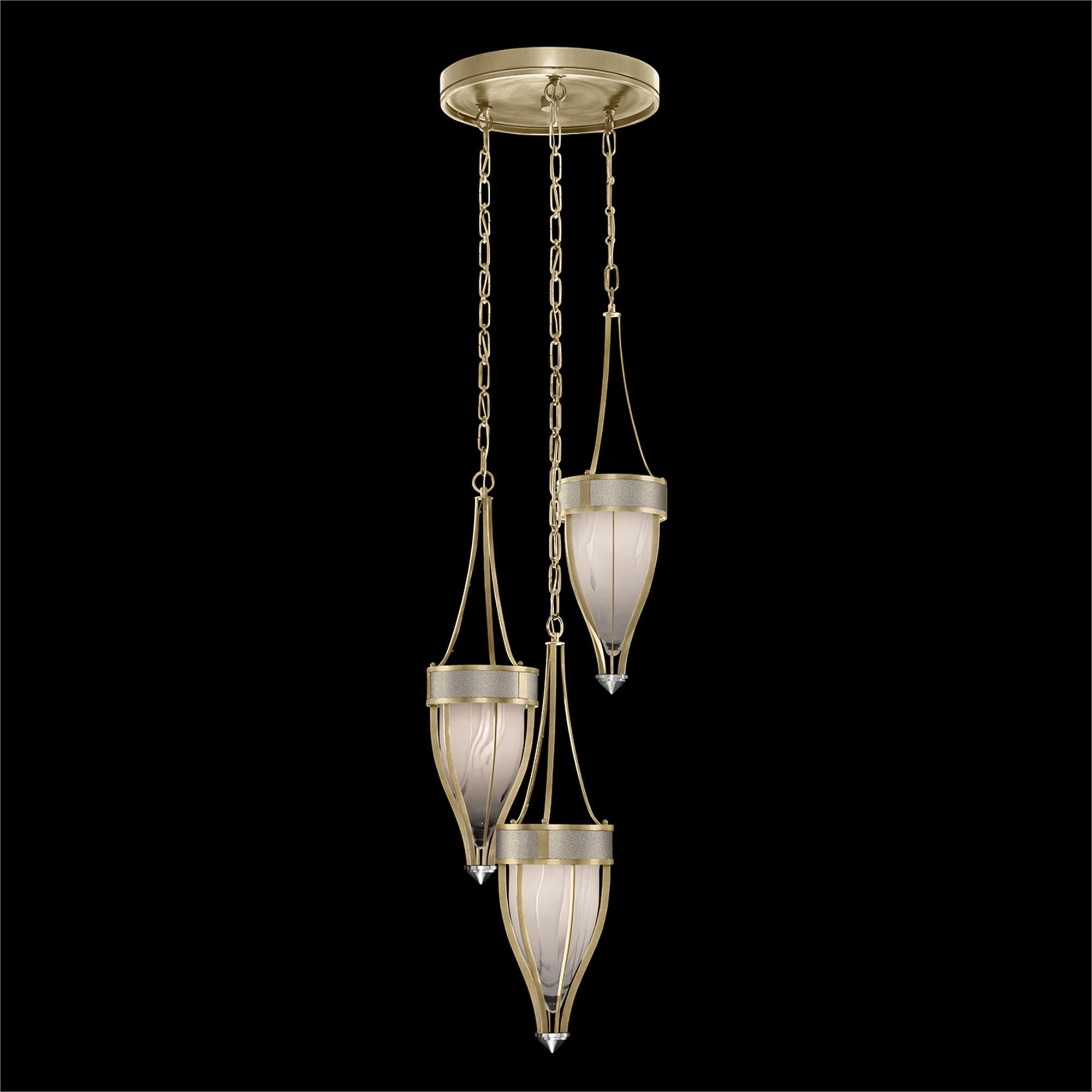 Shown in Soft Gold Leaf and Nickel  finish and Coco accent
