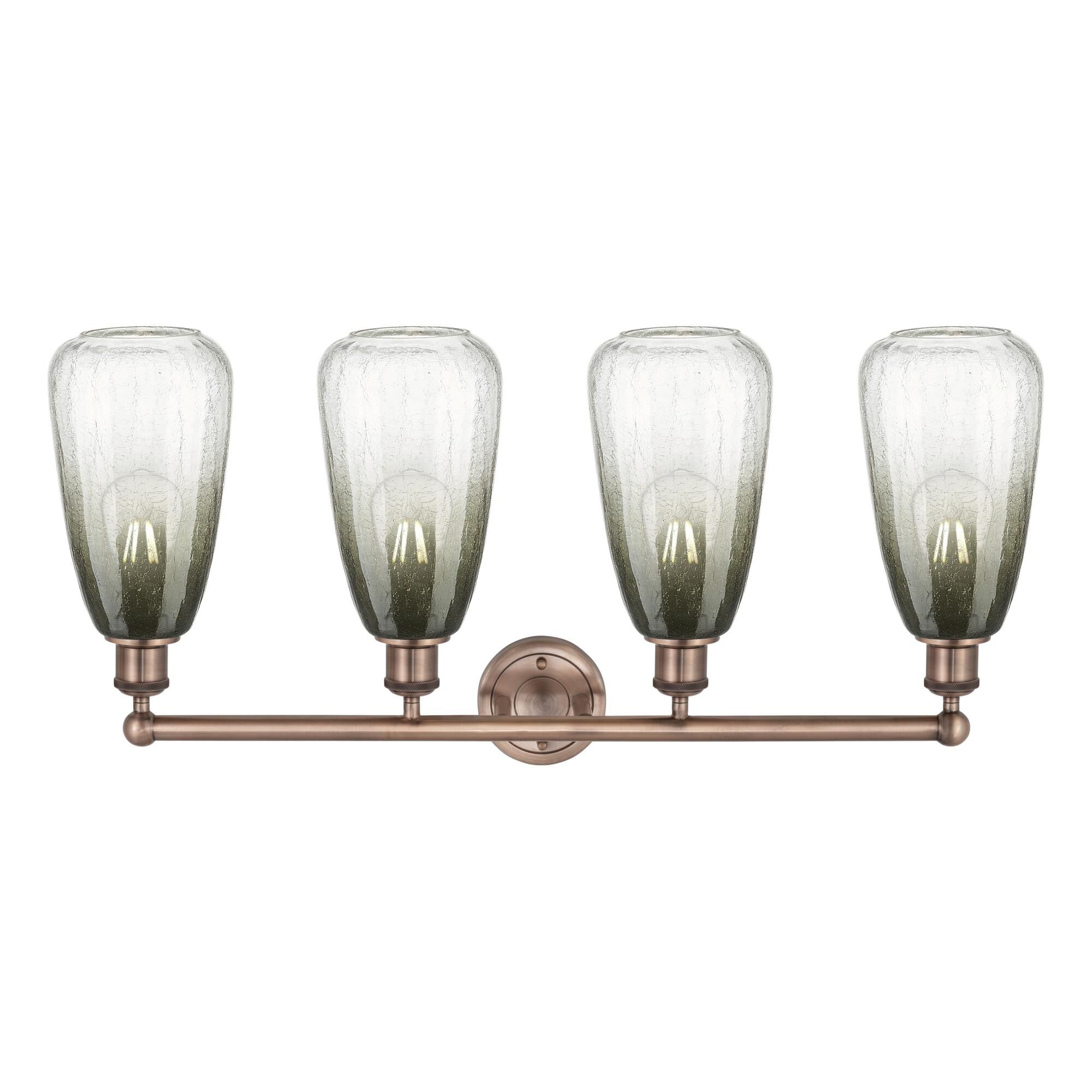 Shown in Antique Copper finish and Slate glass