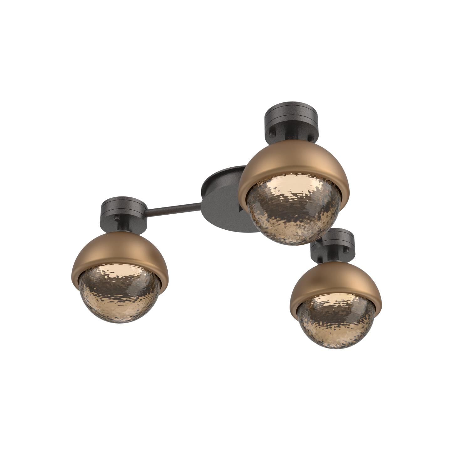 Levi Wilson Cabochon 23 Inch Flush Mount by Hammerton Studio