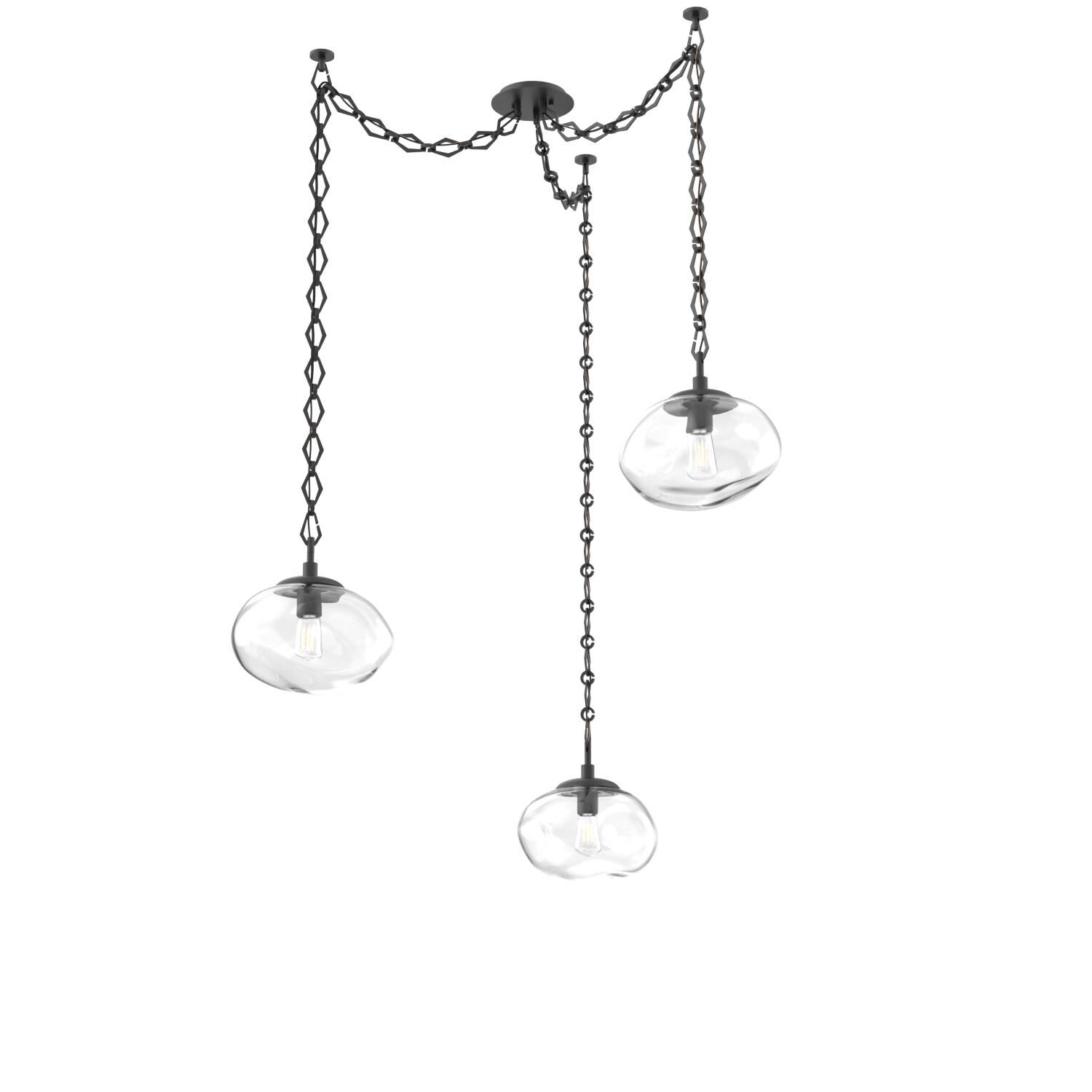 Levi Wilson Nova 19 Inch Multi Pendant Light by Hammerton Studio