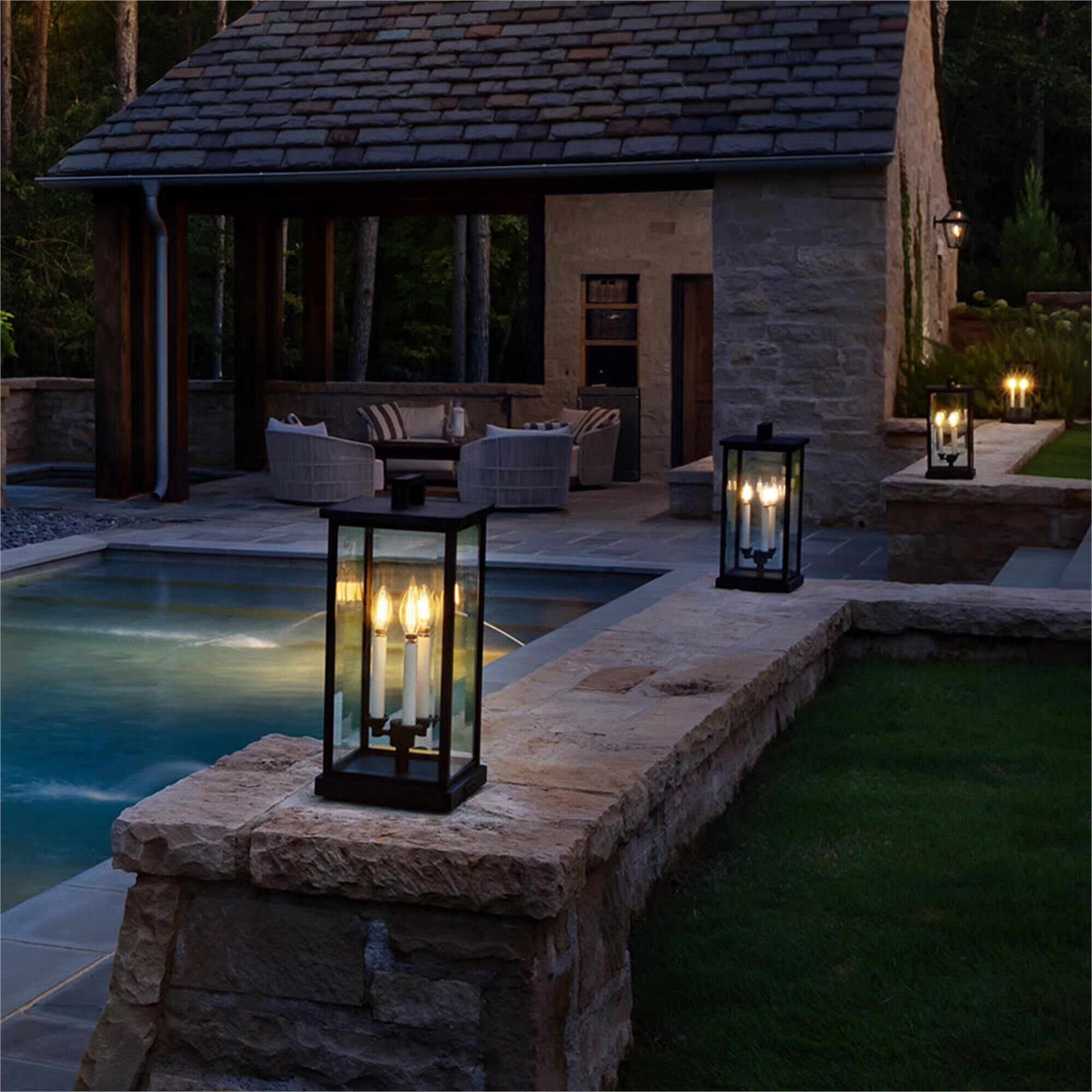 Weymouth 20 Inch Outdoor Pier Lamp,