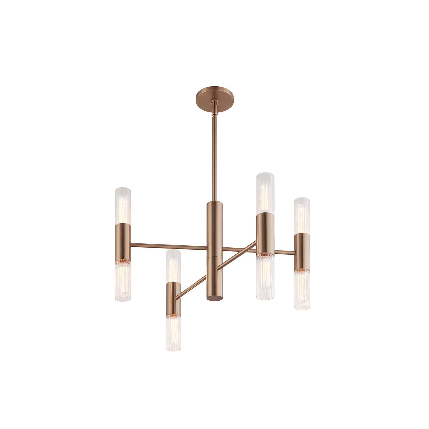 Fusion Rimini 24 Inch Chandelier by Justice Design Group