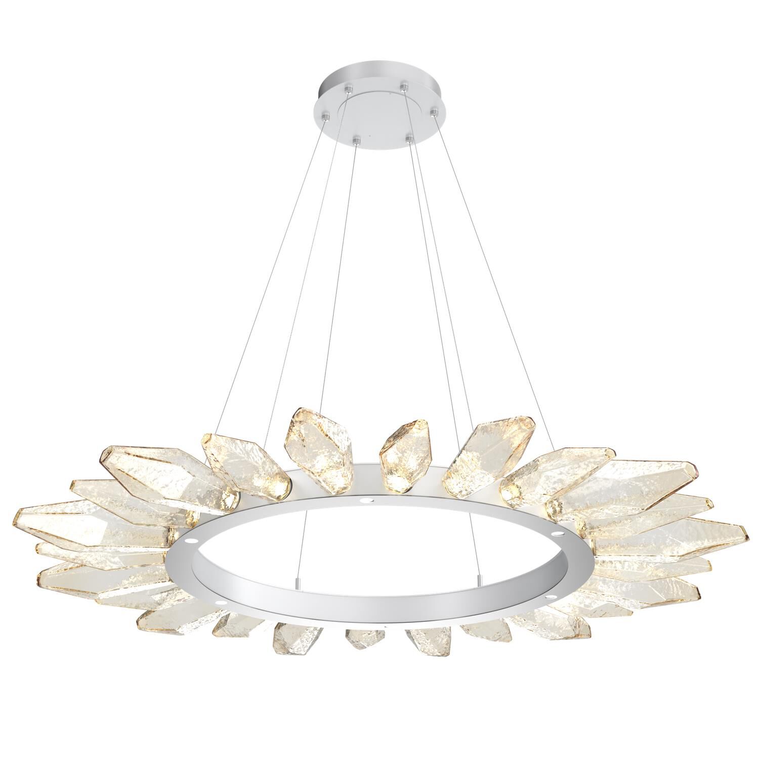 Rock Crystal 56 Inch 30 Light LED Chandelier by Hammerton Studio