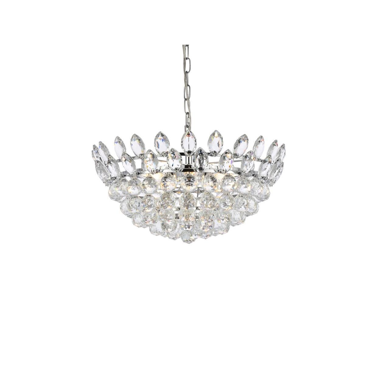 Emilia 20 Inch Large Pendant by Elegant Lighting